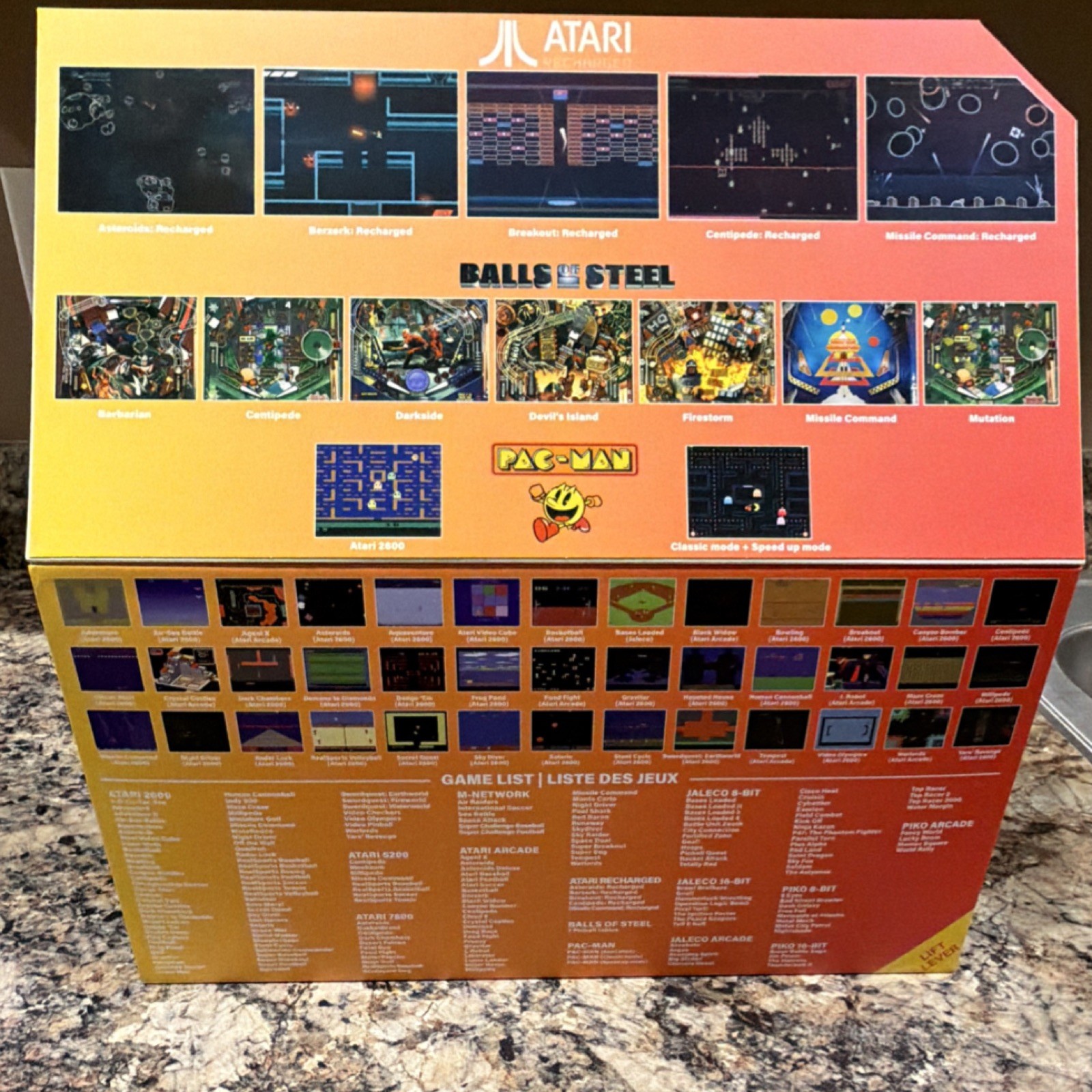 Atari Gamestation Go Portable 200+ Games Pac-Man HDMI Rechargeable