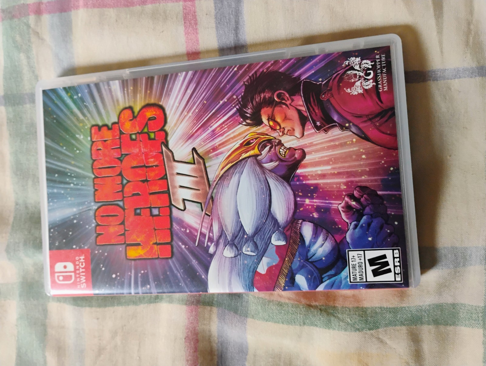 Nintendo Switch Lite With No More Heroes 3