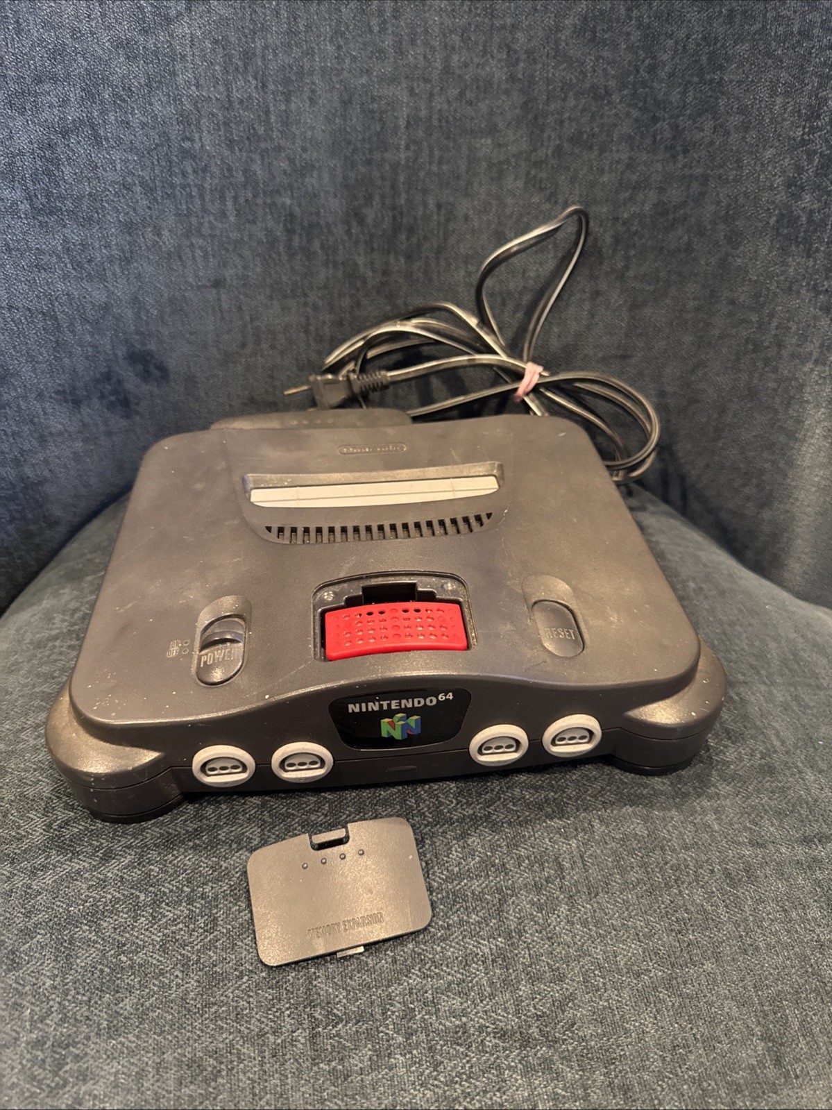 RETRO POWER! Nintendo 64 Console N64 – RED EXPANSION PAK Installed! OEM Power