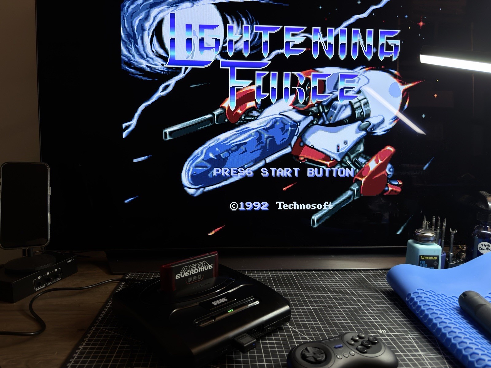 Sega Genesis Console Bundle Triple Bypass 3BP RGB Recapped LED VA1.8 🇺🇸 Seller