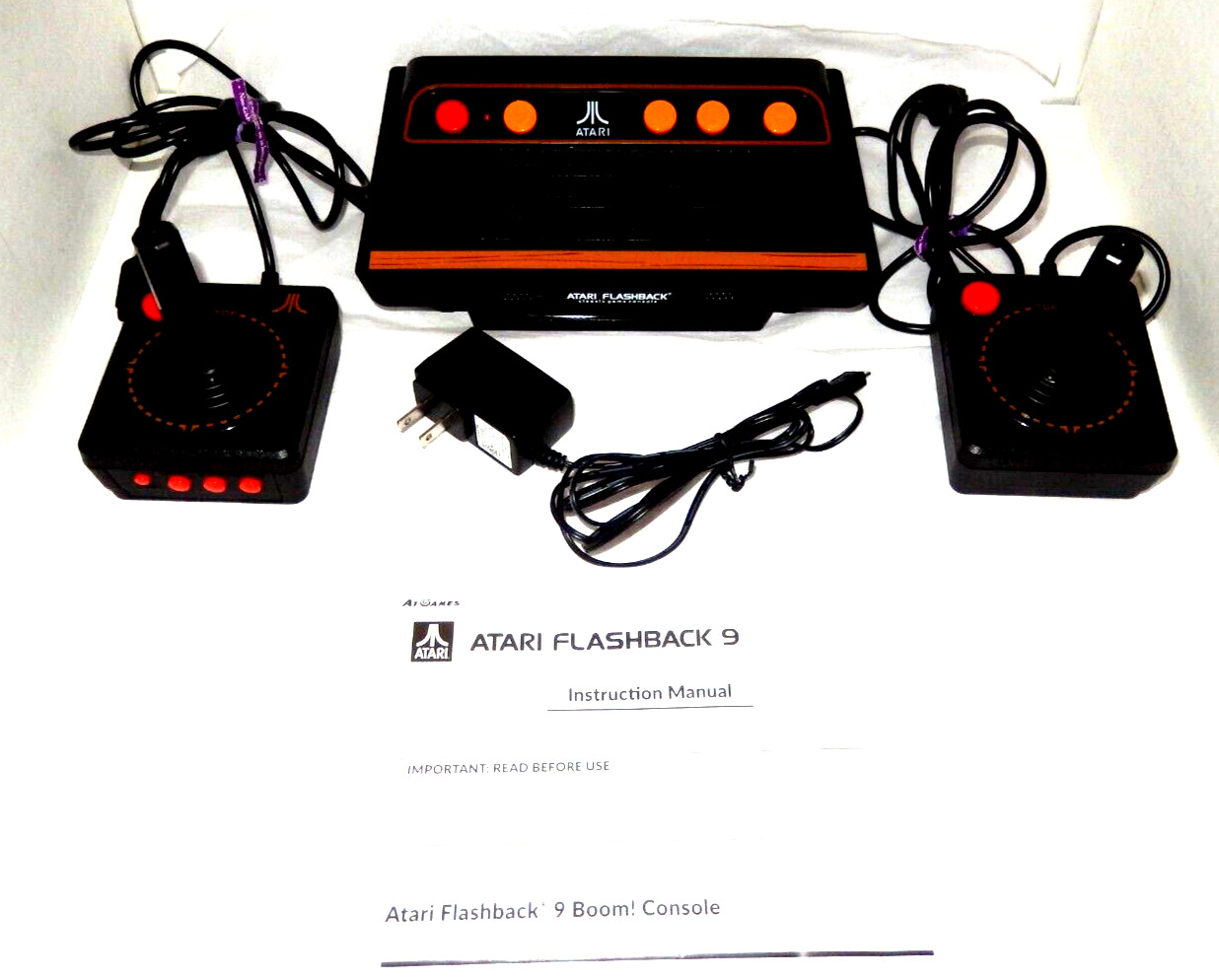 Atari Flashback 9 AR3050 HDMI Game Console 110 Games & Two Wired Controllers