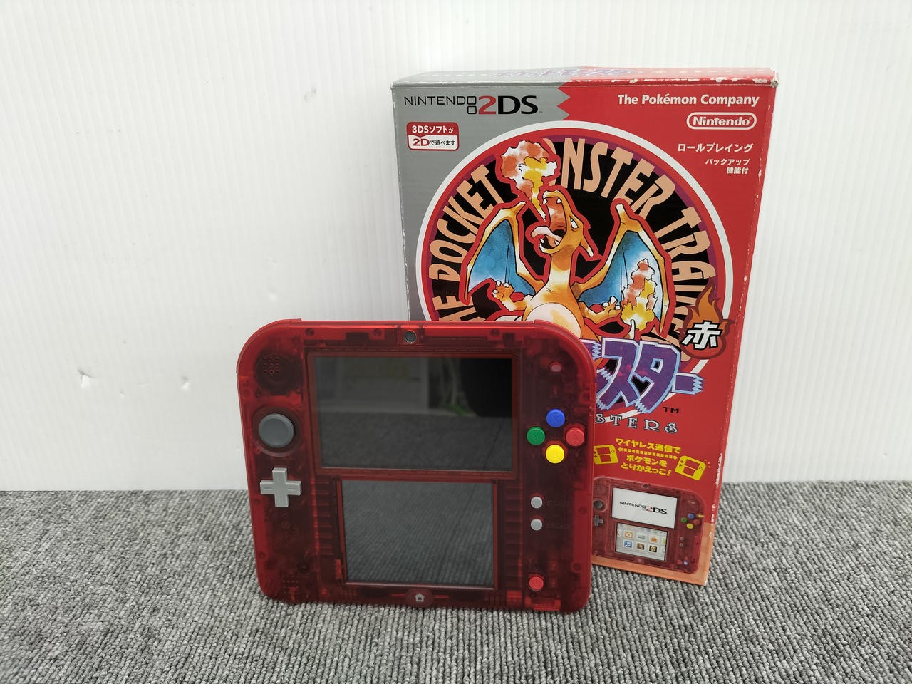 Nintendo 2DS Pokémon Red Limited Pack with Small Screen Scratches Used