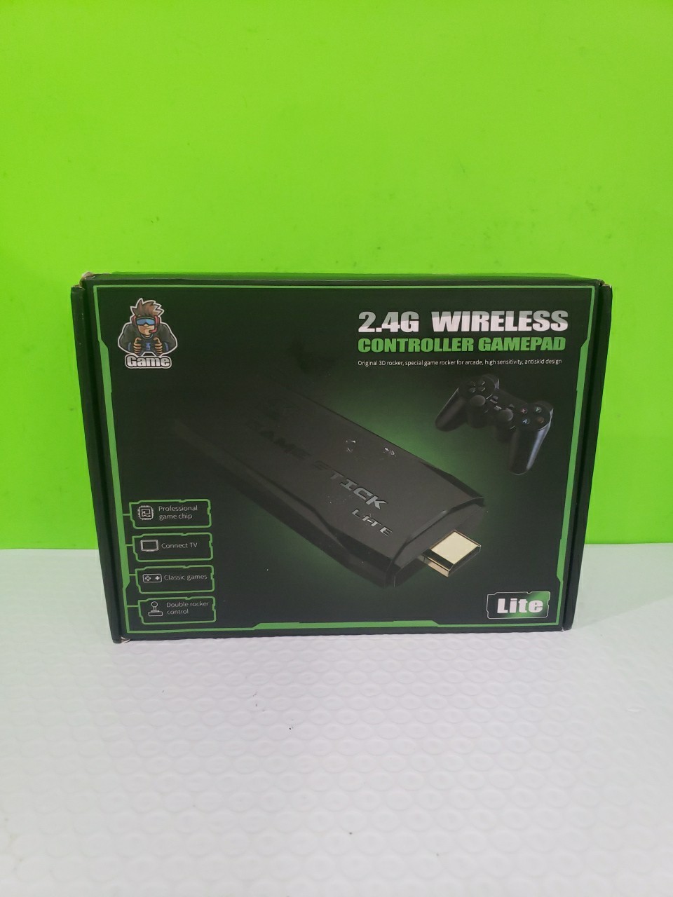 2.4G Wireless Controller Gamepad Lite HDMI Console 2 Controllers Only Open Box