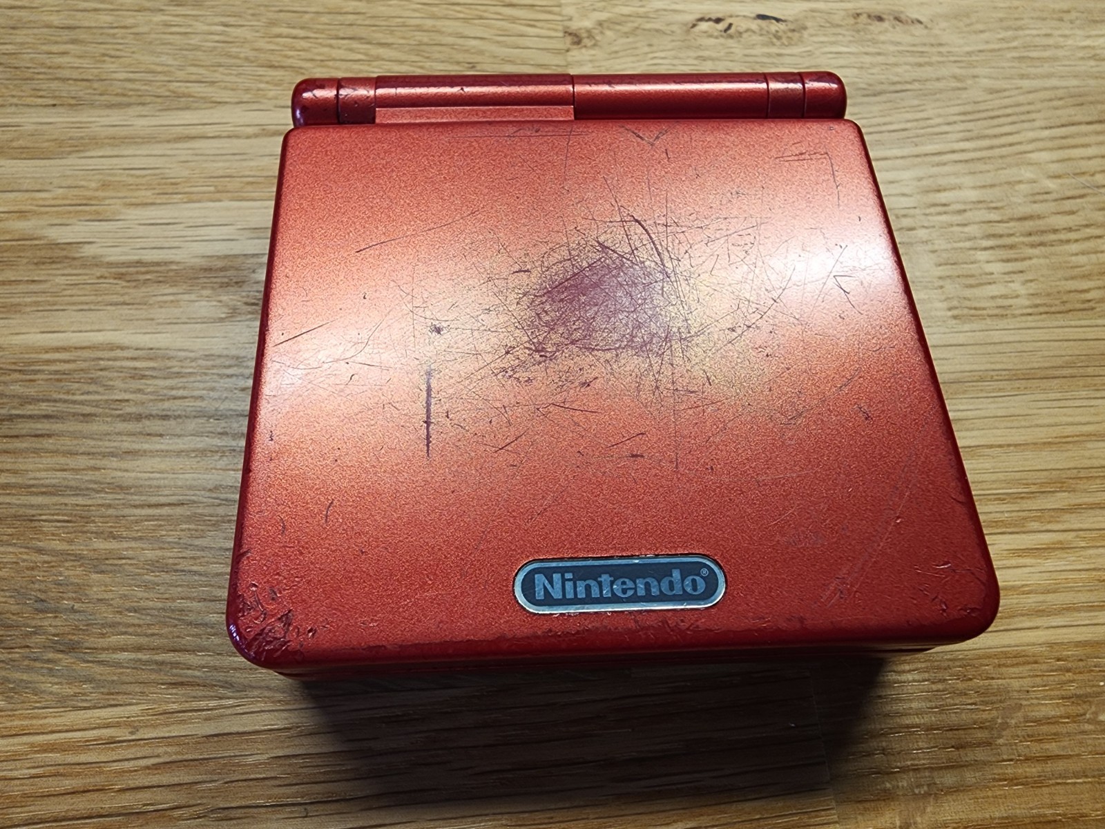 Nintendo GameBoy Advance SP Red AGS-001, Tested & Working Great!