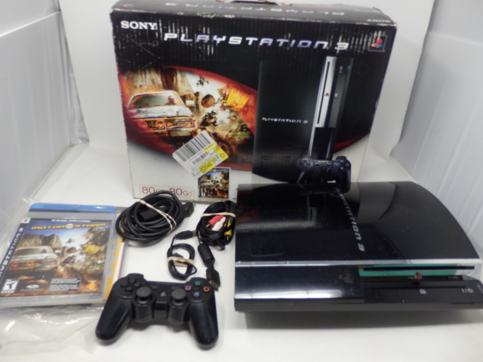 Sony PlayStation 3 MotorStorm Limited Edition 80GB Black Backwards Compatible