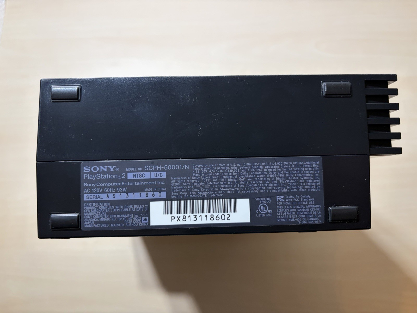 Sony PlayStation 2 PS2 Console SCPH-50001 Network Adapter Complete Near Mint
