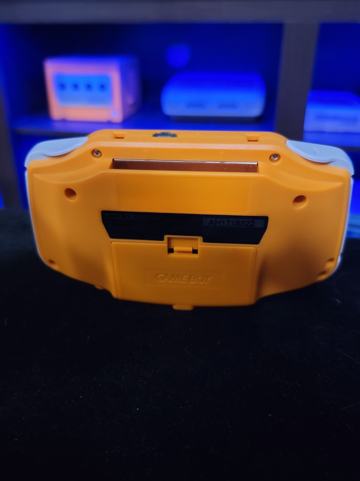 Orange Game Boy Advance GBA Console iPS V5 Backlit USB-C Rechargeable Battery