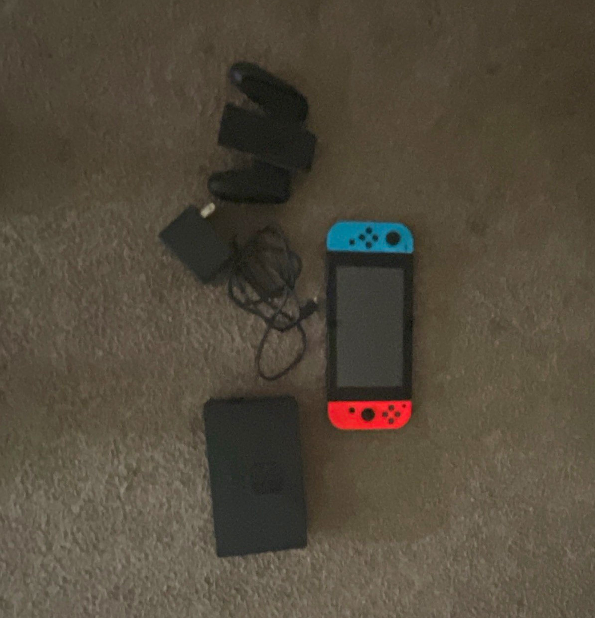 Nintendo Switch Console Neon Red/Blue Joy-Con Bundle Wi-Fi HDMI USB-C Headset