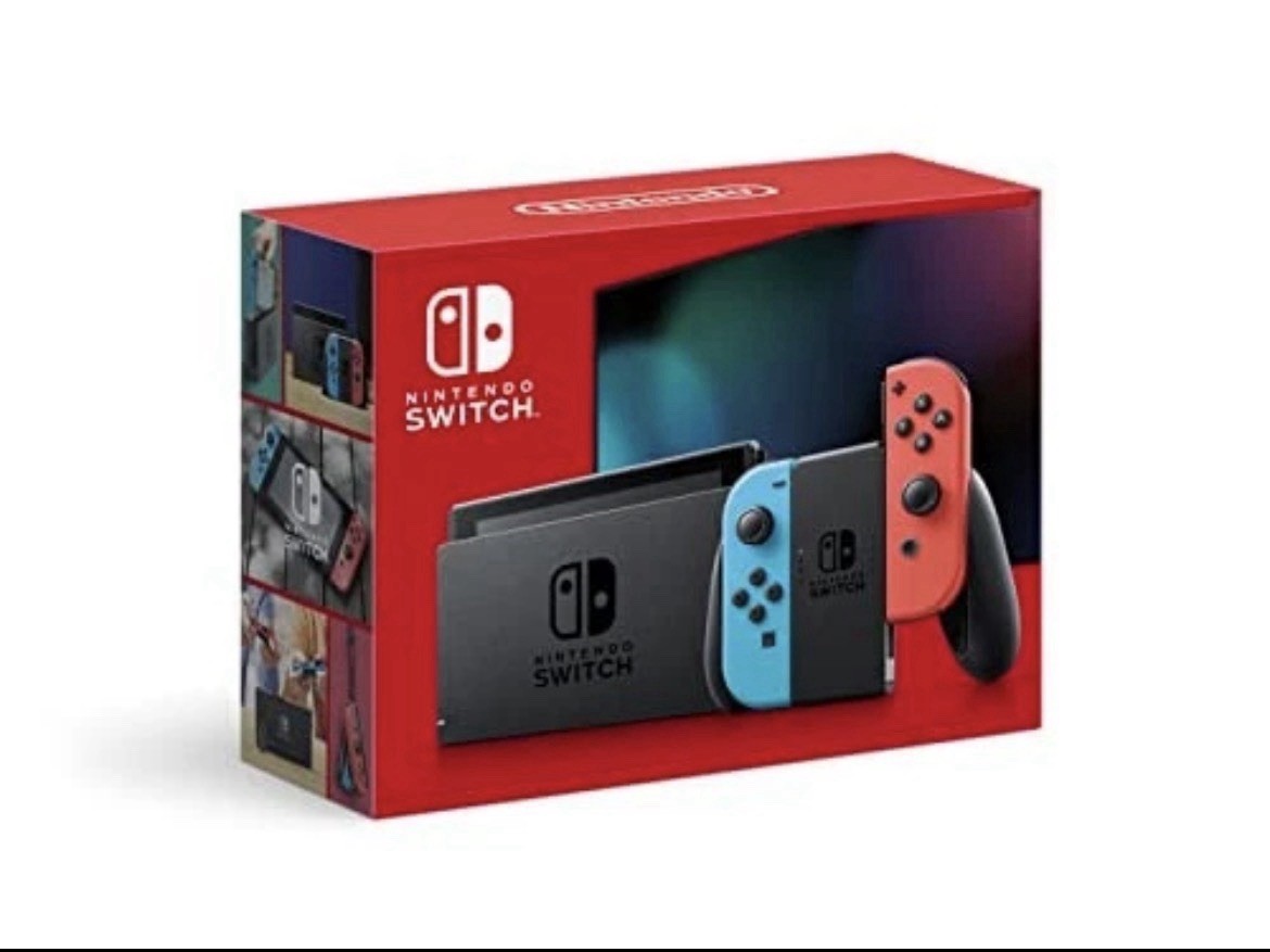 Nintendo Switch Neon Blue and Neon Red Joy-Con-Brand New-International Version