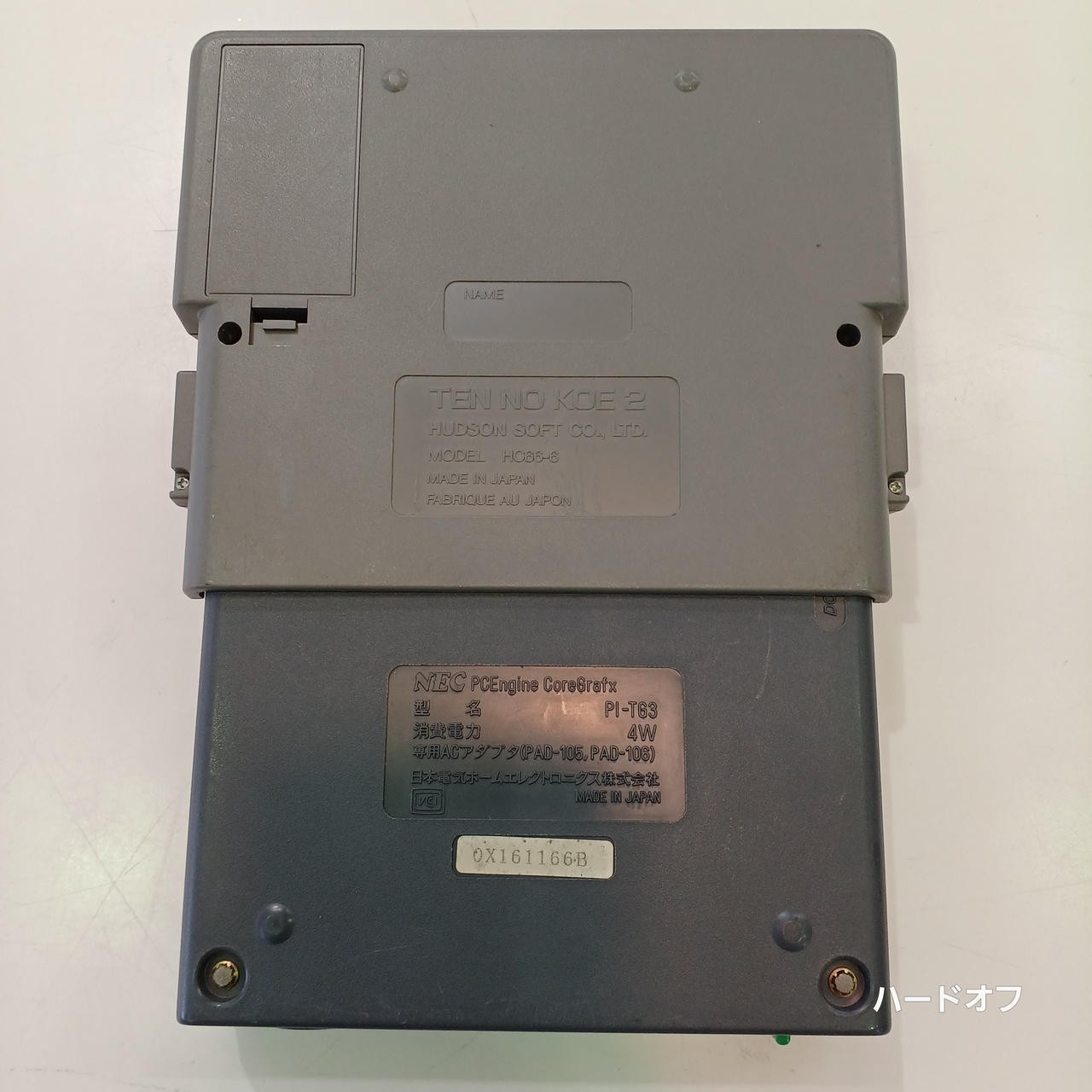 NEC PC Engine CoreGrafx Ten no Koe 2 PI-TG3 HC66-6 Console Japan Used
