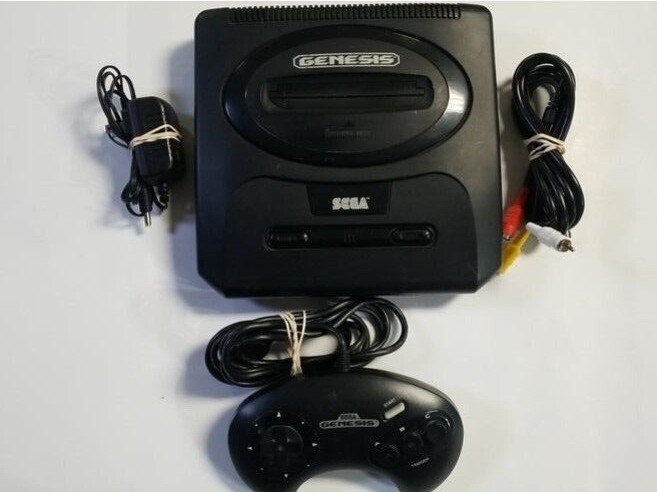 GUARANTEED SEGA Genesis Model 2 II 16MB System Console – Black