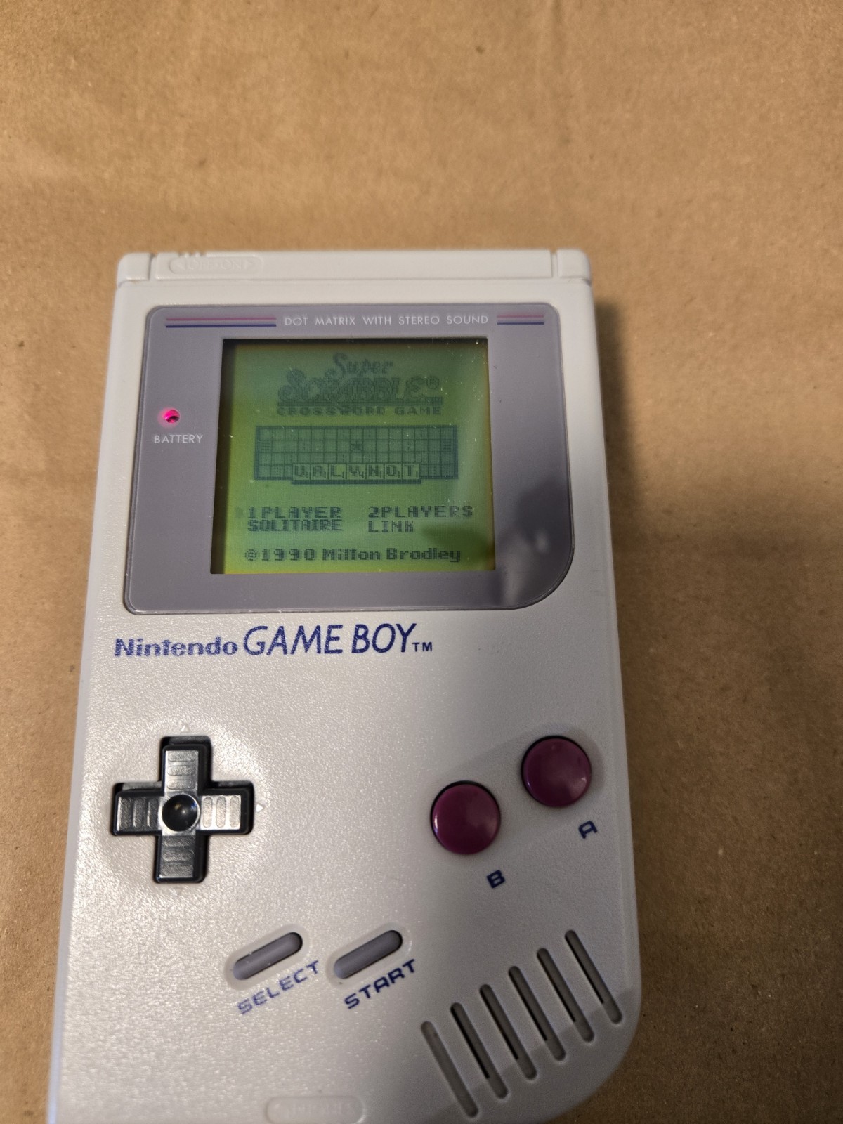 Nintendo Game Boy Launch Edition System + 6 Working Games | Great Condition