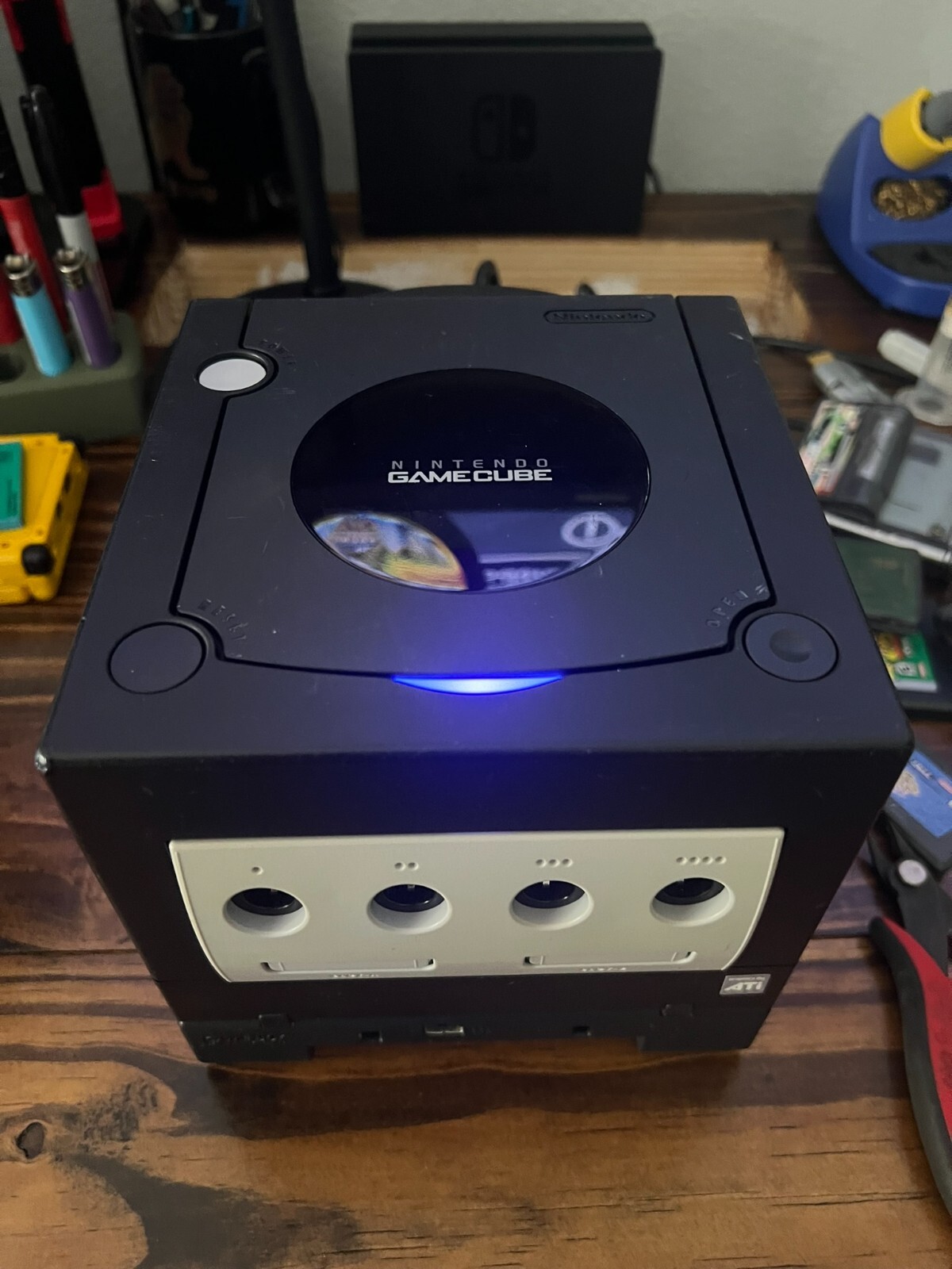 Nintendo GameCube Bundle AUTHENTIC, INTERNAL HDMI CONVERSION, LED, CUSTOM