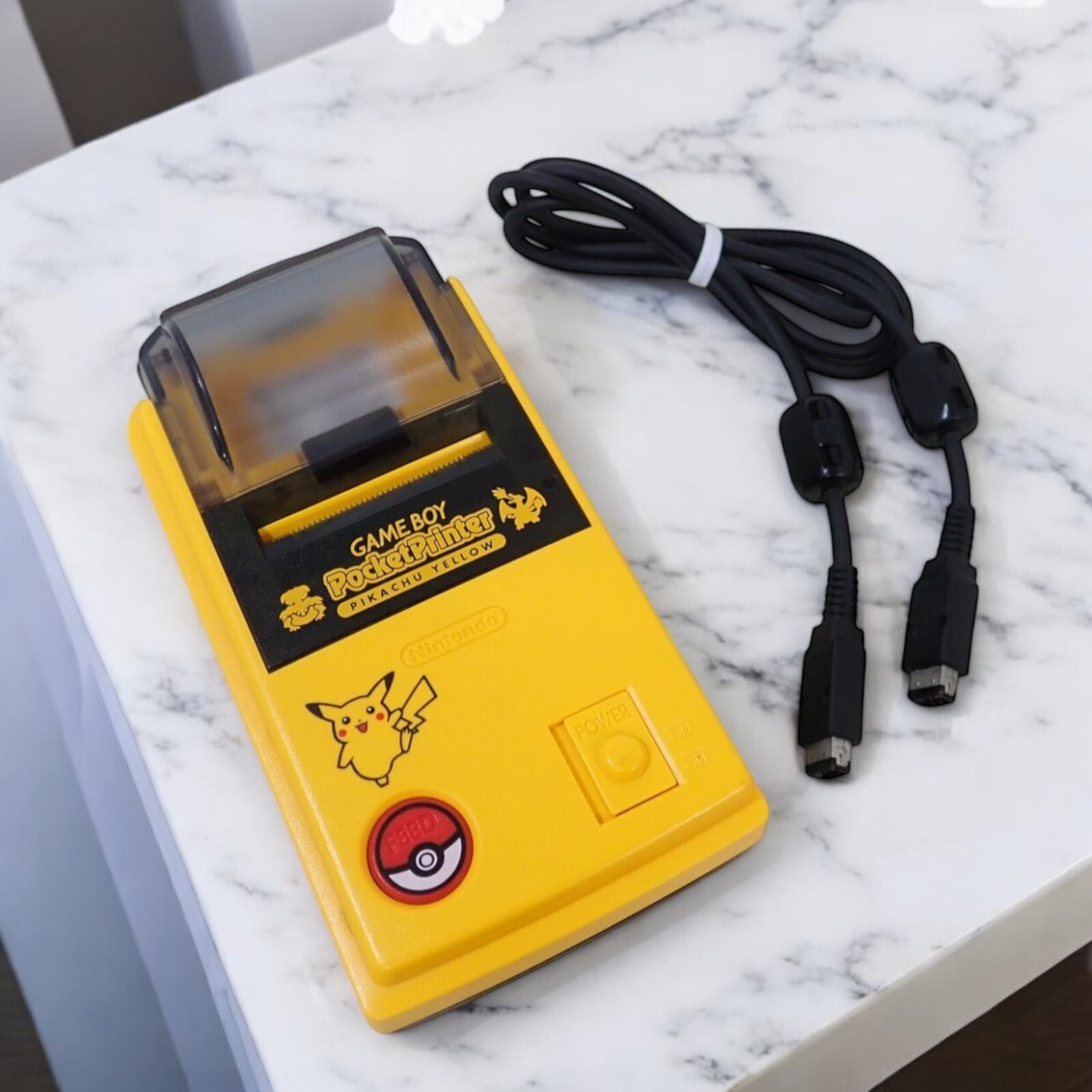 Nintendo GameBoy Pocket Printer Pikachu MGB-007 Yellow Version Japan