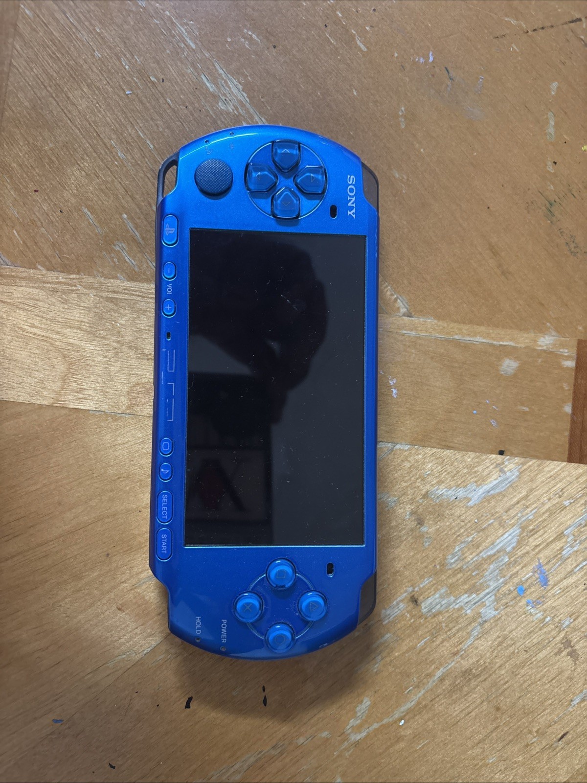 Sony PSP 3000 Japanese Vibrant Blue – Tested Working Bad r button