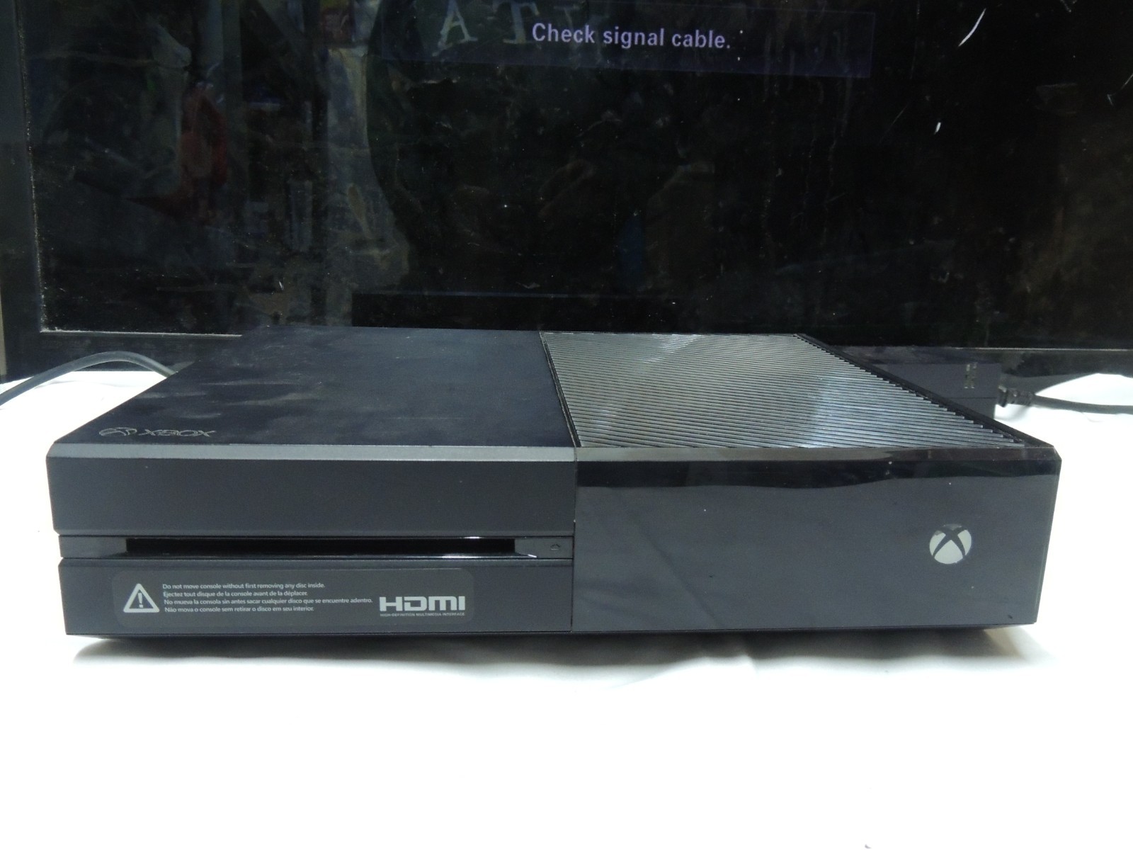 Microsoft Xbox One 365GB Console- Black – model 1540 w controller & AC CABLE #4