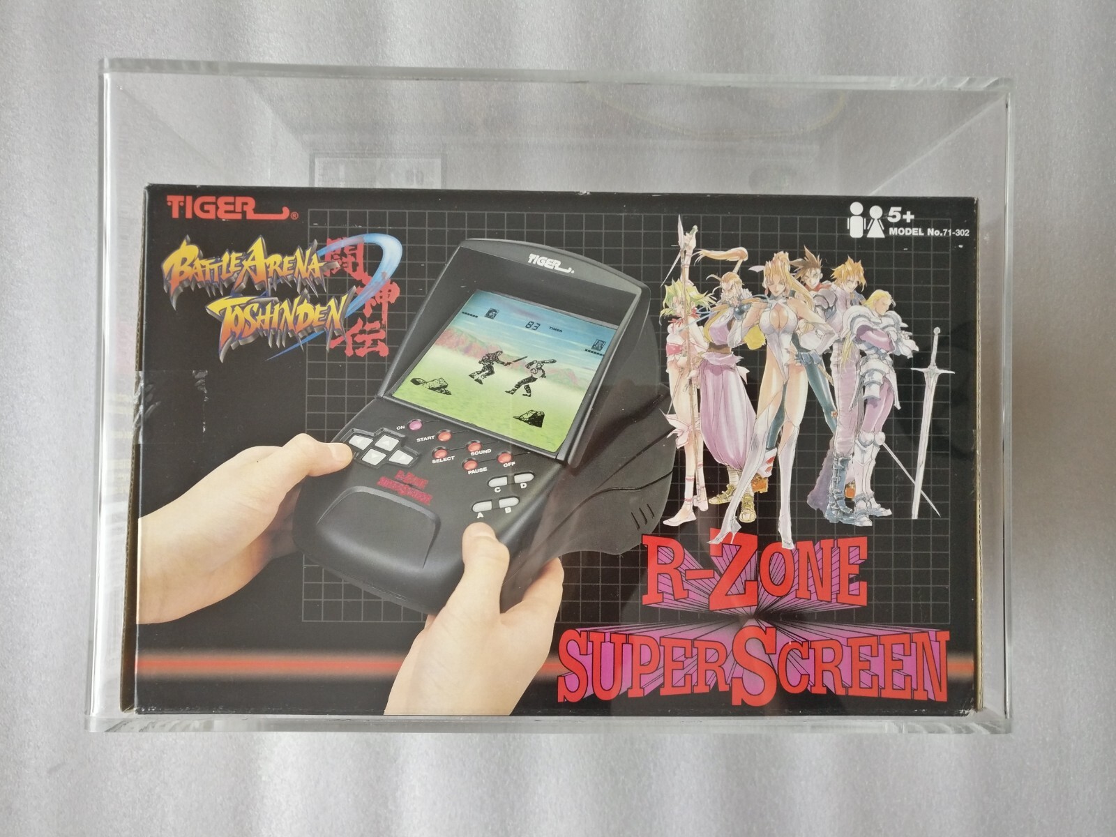 R-Zone Super Screen Console Graded 80 UKG Tiger 1996 Battle Arena Toshinden RARE