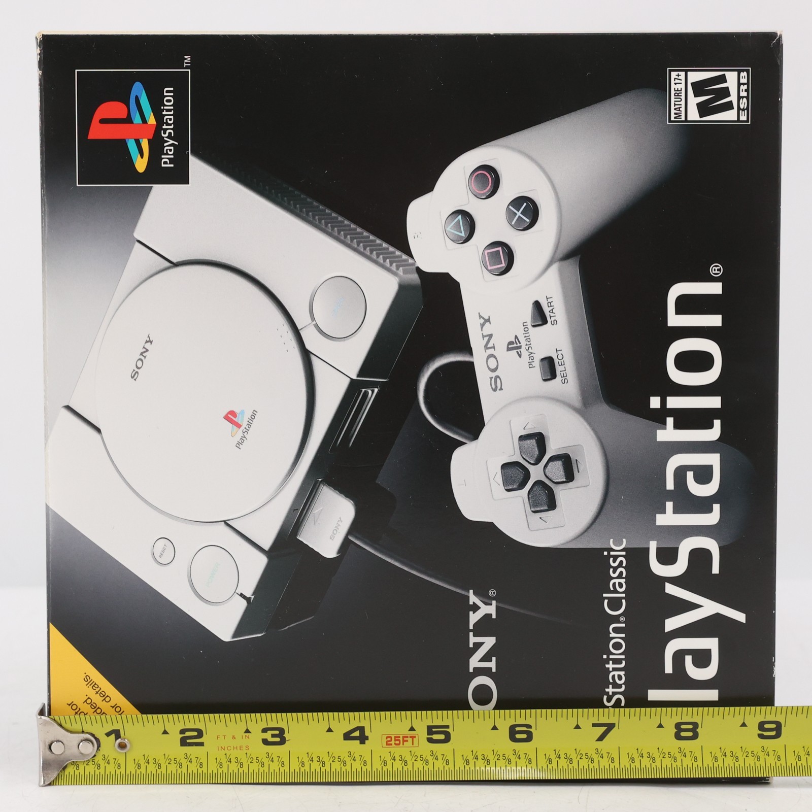 Sony PlayStation Classic Console SCPH-1000R Bundle with 2 Controllers & HDMI