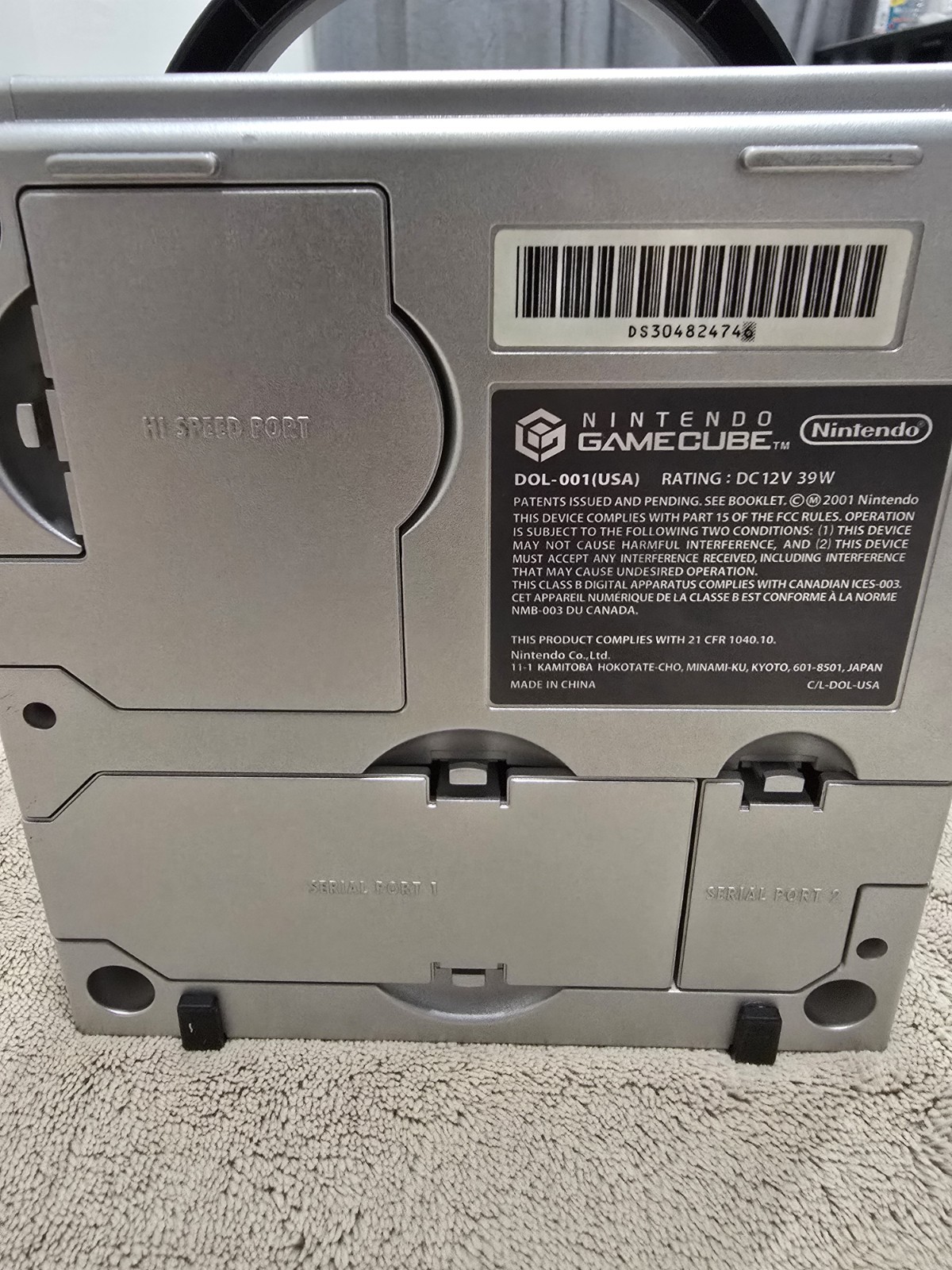 Nintendo Gamecube Limited Edition Platinum Complete in Box, MINTY, COLLECTIBLE