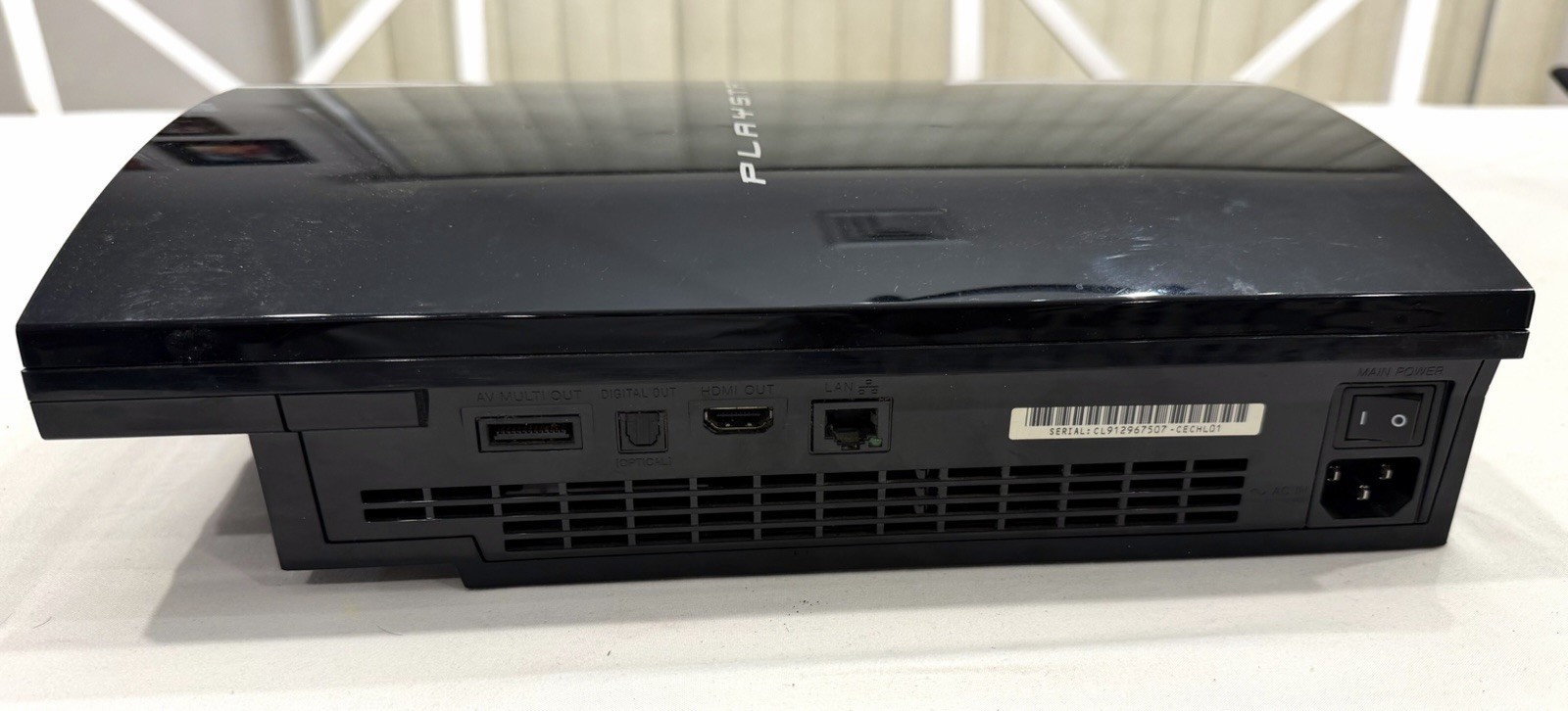 Sony PlayStation 3 CECHL01 Gaming Console PS3 & Controller (TESTED & WORKING)