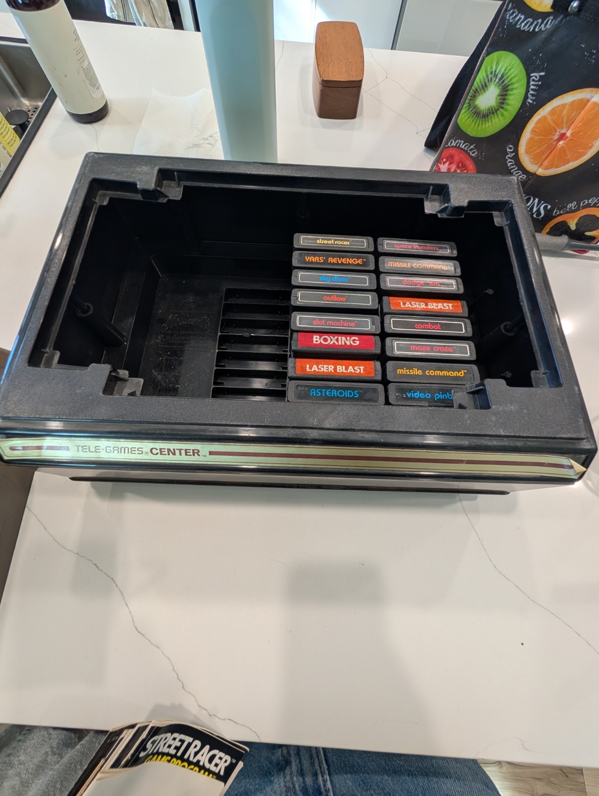Complete Atari Console In Hard Case With Games And Controllers