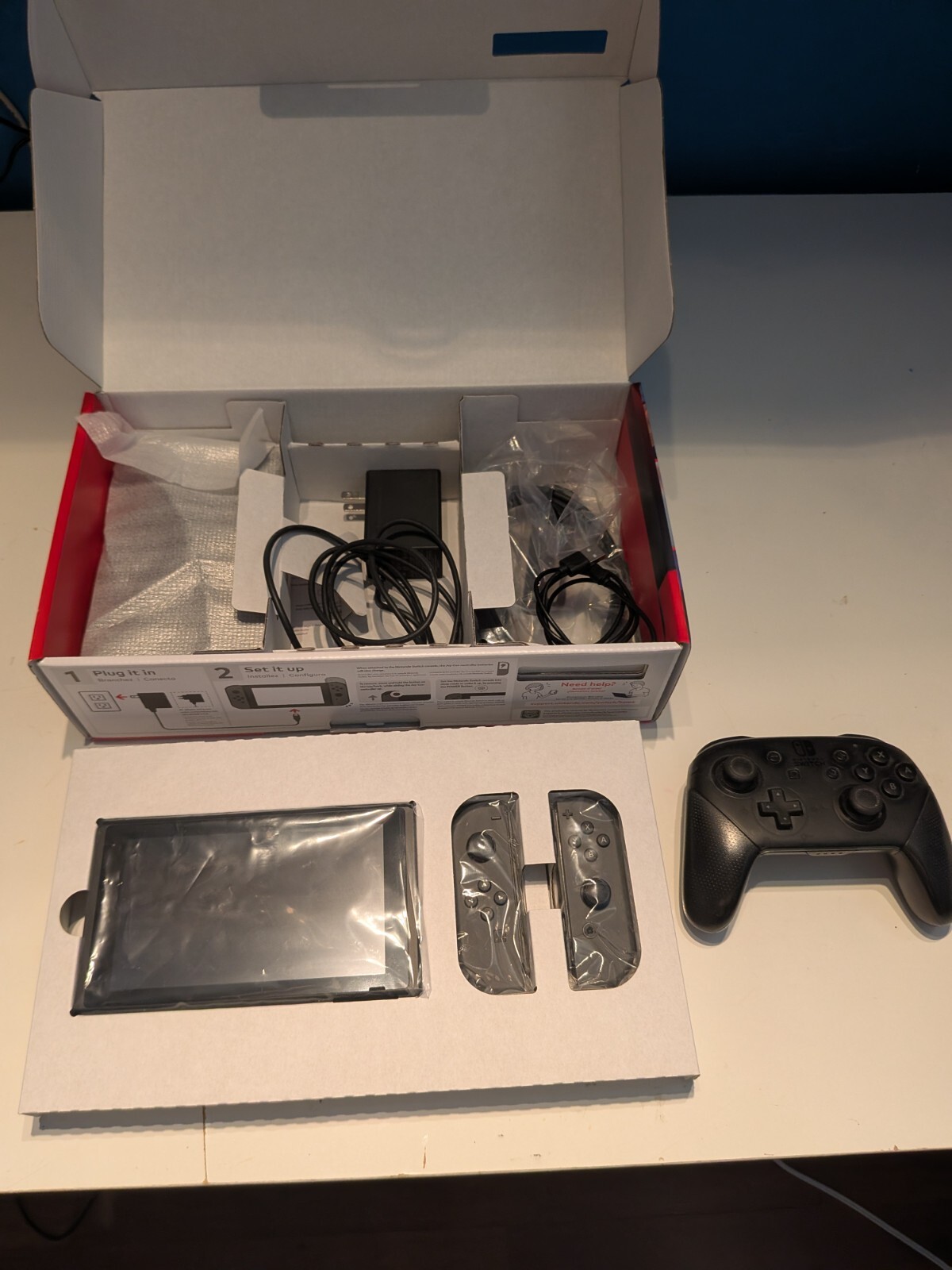 Nintendo Switch Game Console – 32GB, Gray (10002199) – Used