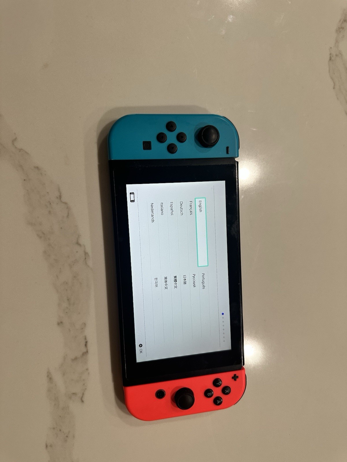 Nintendo Switch 32GB Gray Console with Neon Red and Neon Blue Joy-Con