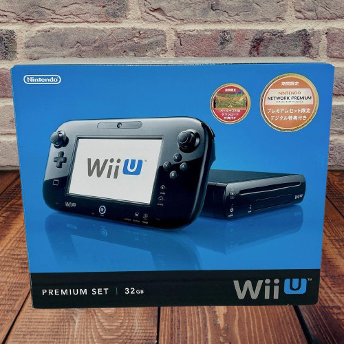 Nintendo Wii U Premium Set Kuro Black WUP-S-KAFC Game Console Rare Unused Japan