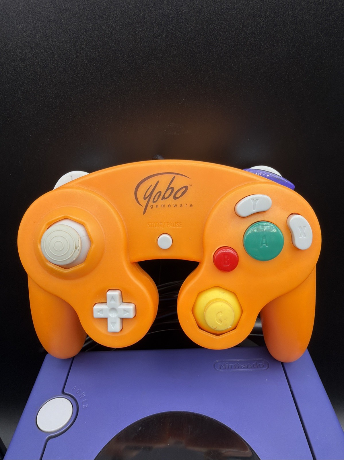 Nintendo GameCube Indigo DOL‑001 Console Bundle •NEW BATTERY!• Tested Working