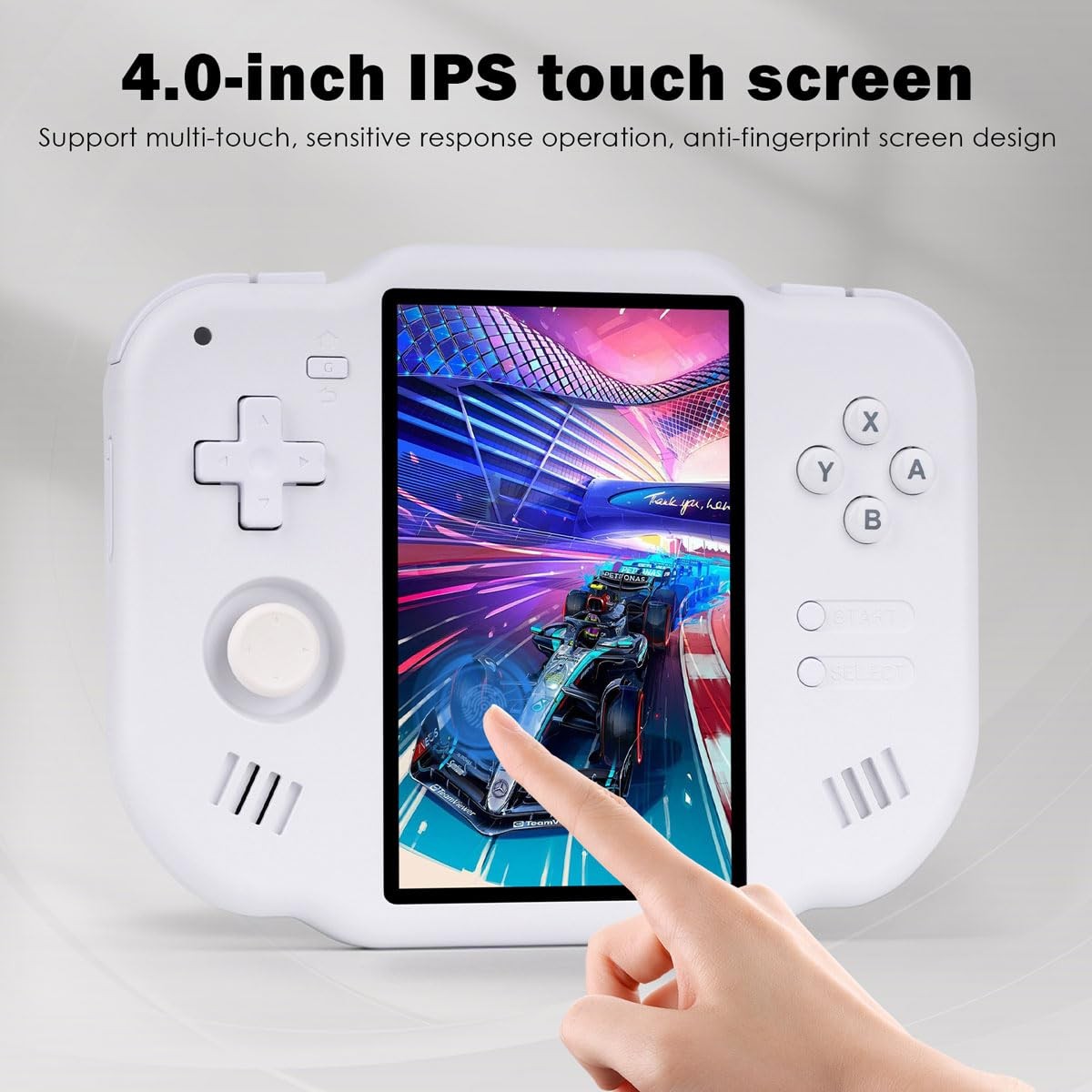 MagicX Zero 40 Handheld Game Console, 4.0 Inch IPS Screen Retro Video Games C…