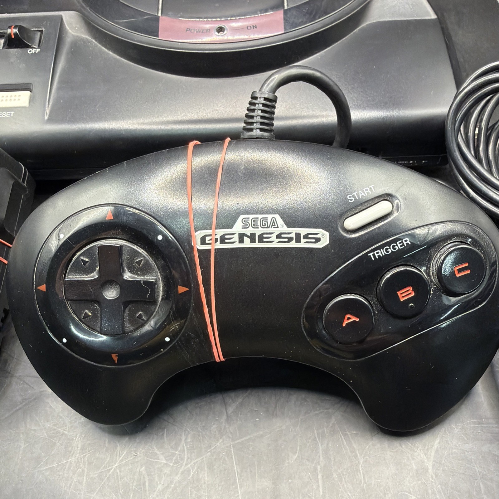 Sega Genesis System Model 1 Console Bundle 2 Games Controller