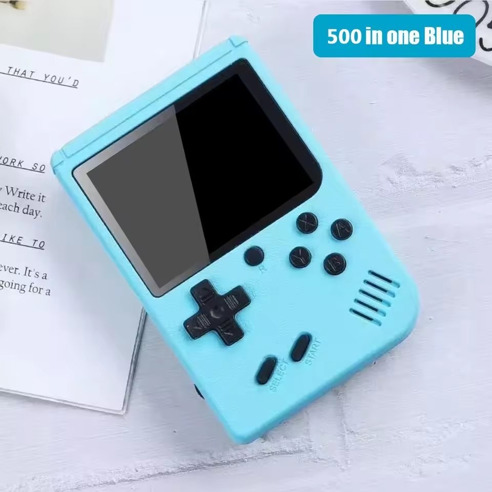 Handheld Retro Game Console 500+ Classic Games Gameboy Emulator TV Output Pink