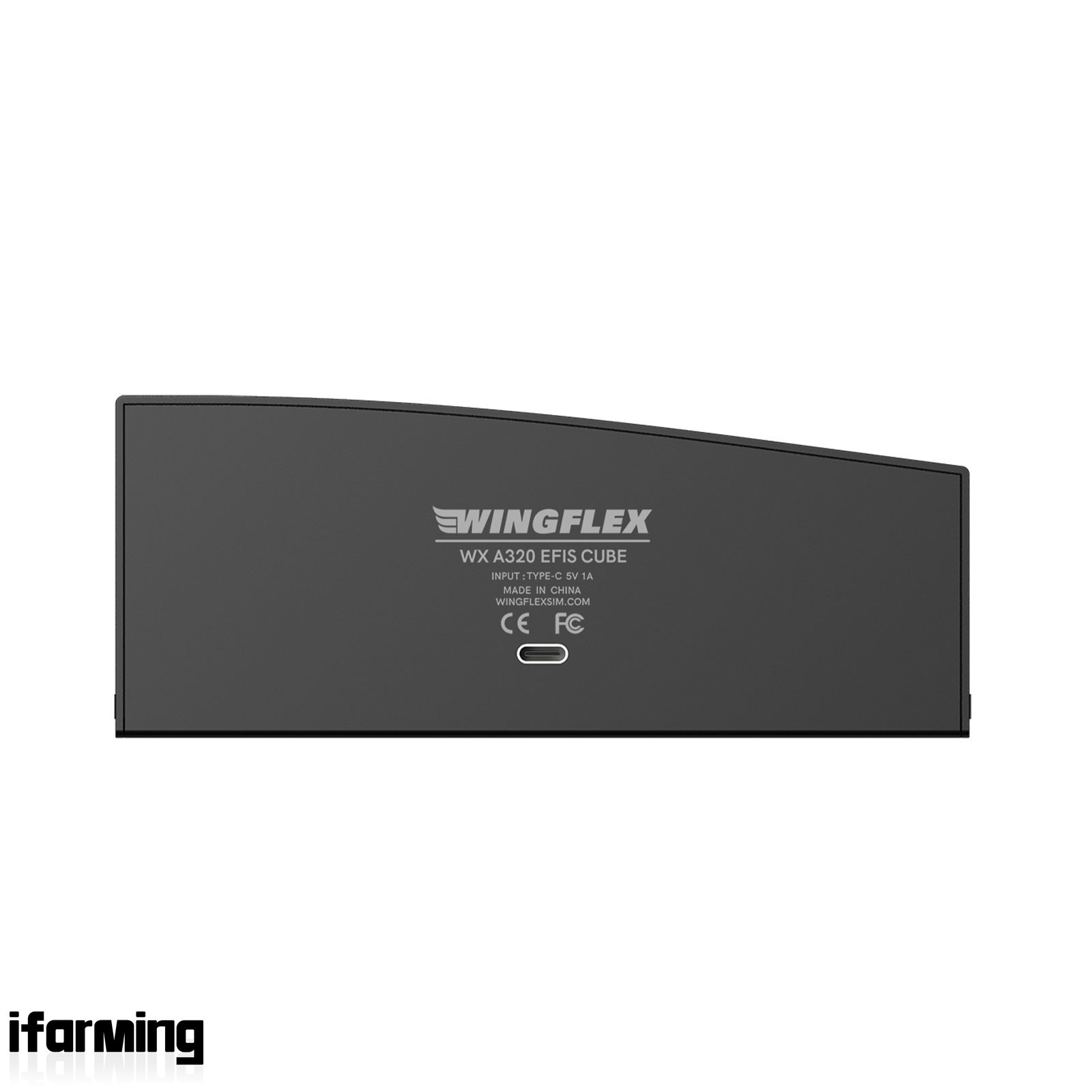 WingFlex Compact A320 EFIS CUBE+Dual-Color LCD Warning Panel USB Connectivity