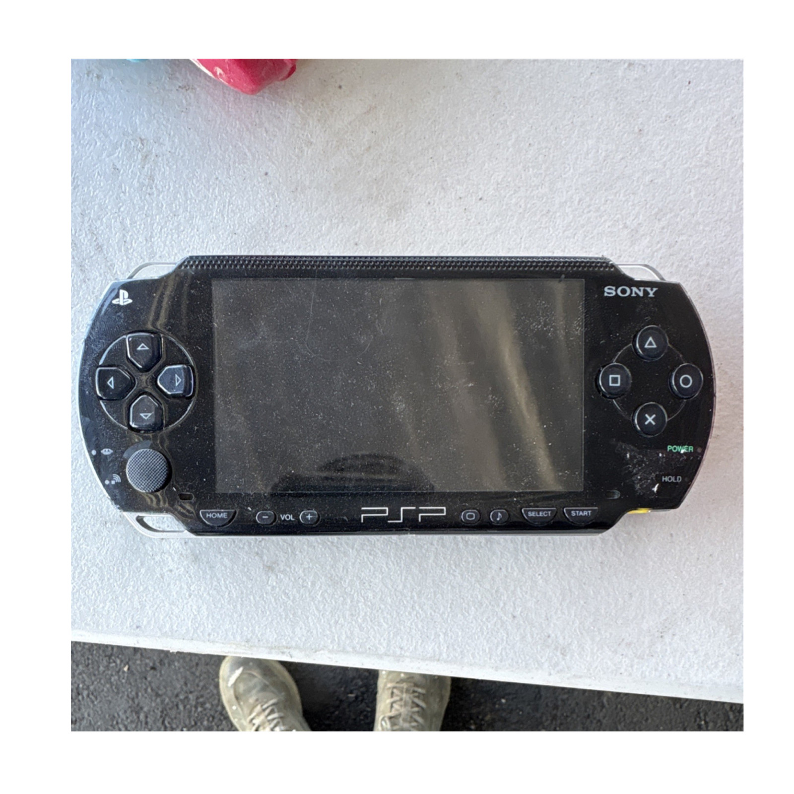 Sony PSP-1000 Black Handheld System, Region Free, Memory Stick Duo, Jack