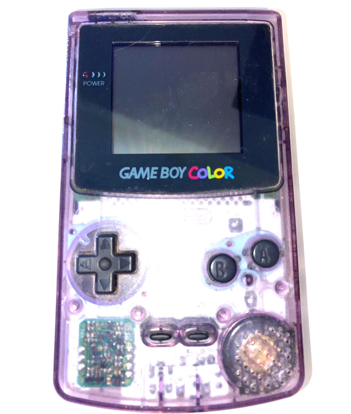 1990s Nintendo Boy Color Handheld System Glacier vintage tested working retro