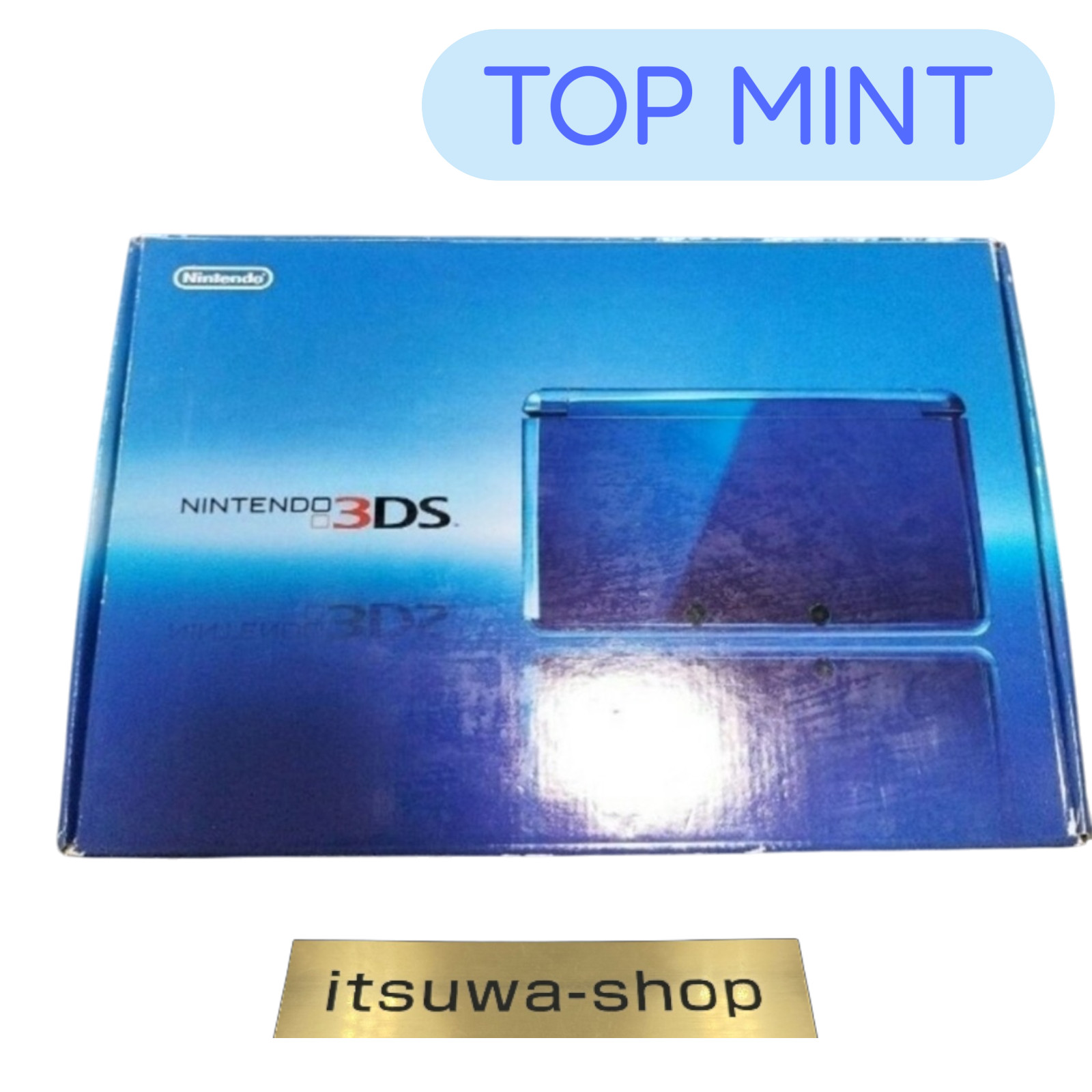 Nintendo 3DS Cobalt Blue From Japan TOP MINT