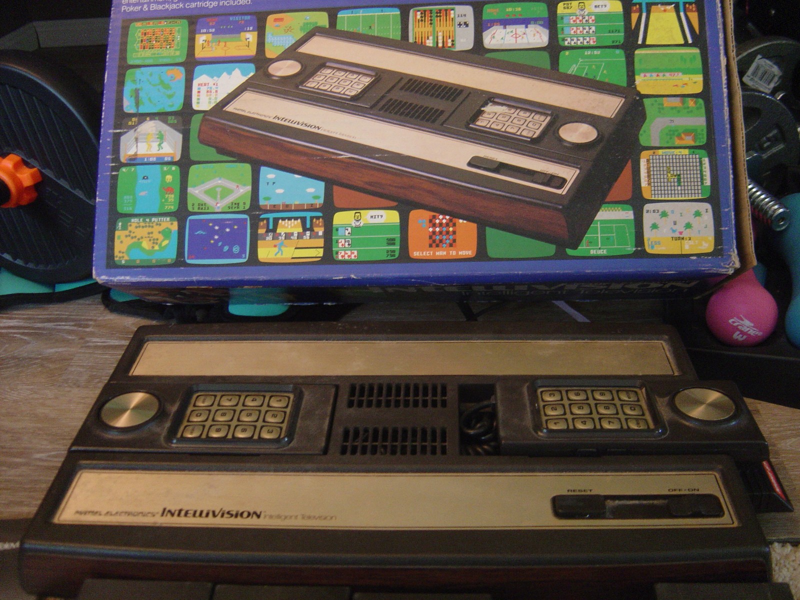 Intellivision Video Game console Tested Working* for parts Vintage 2609
