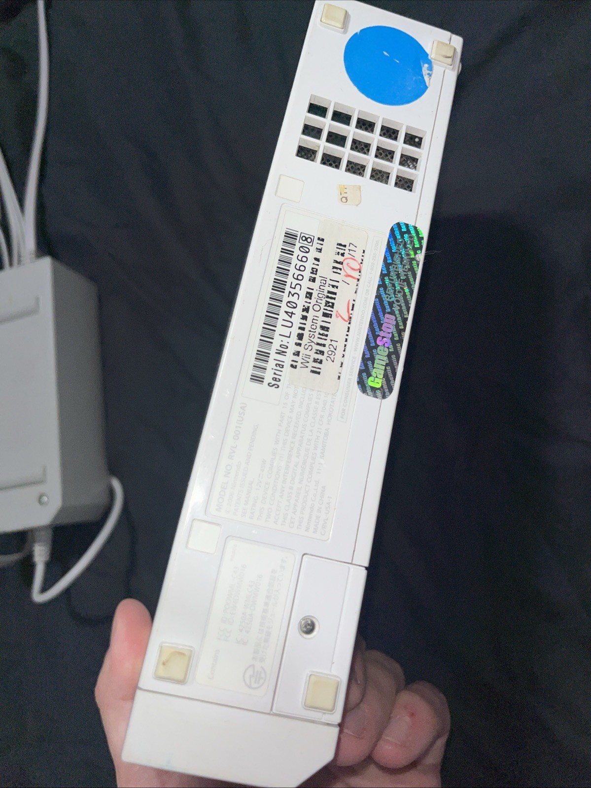 Nintendo Wii Replacement Console Only White RVL-101 (USA) Tested Working