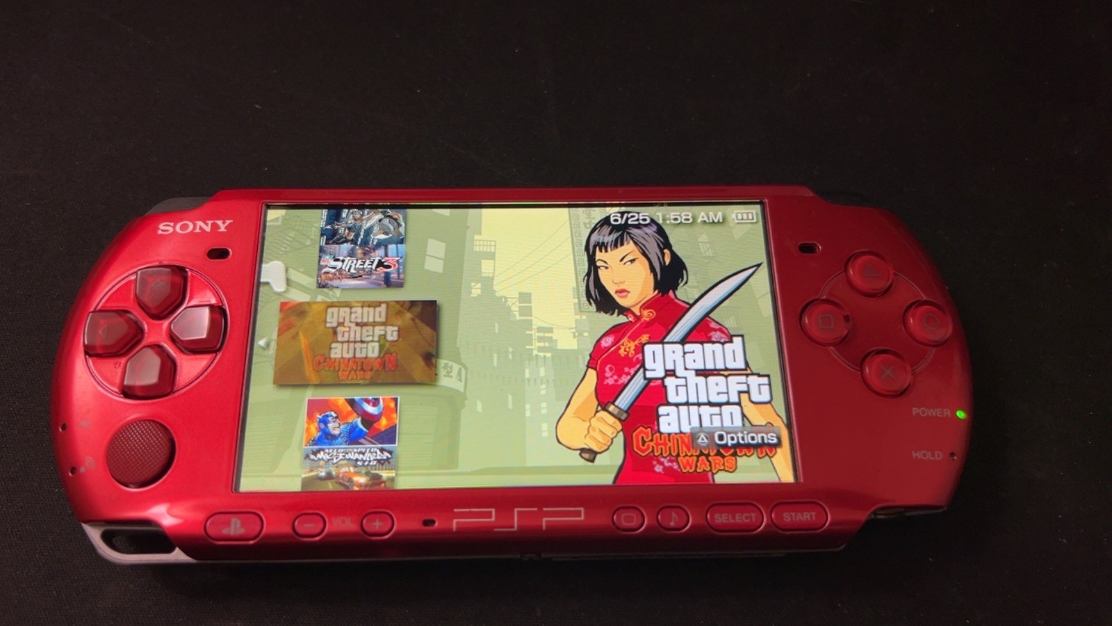Sony PSP 3000 Handheld Console Red Please Read Description ￼