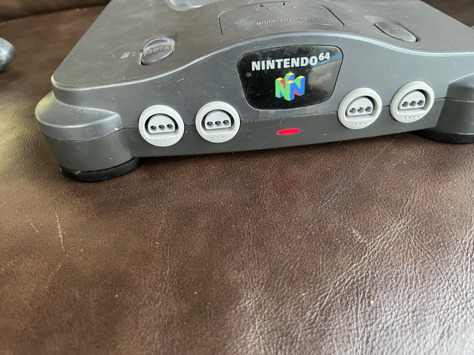 Nintendo 64 Home Console Gray Component RCA Multiplayer Reset Button