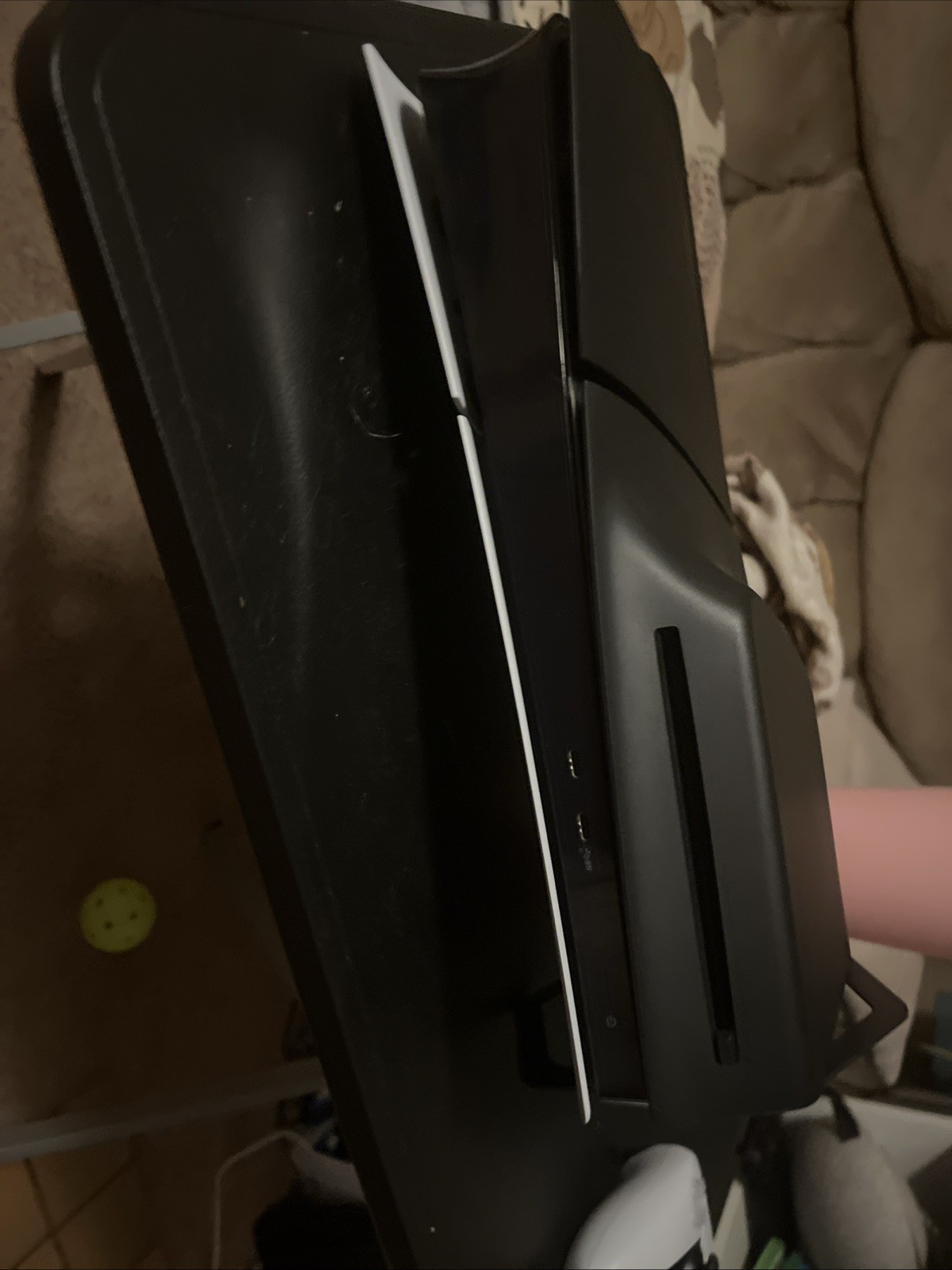 Sony PlayStation 5 Console Custom Black And White With Controller.