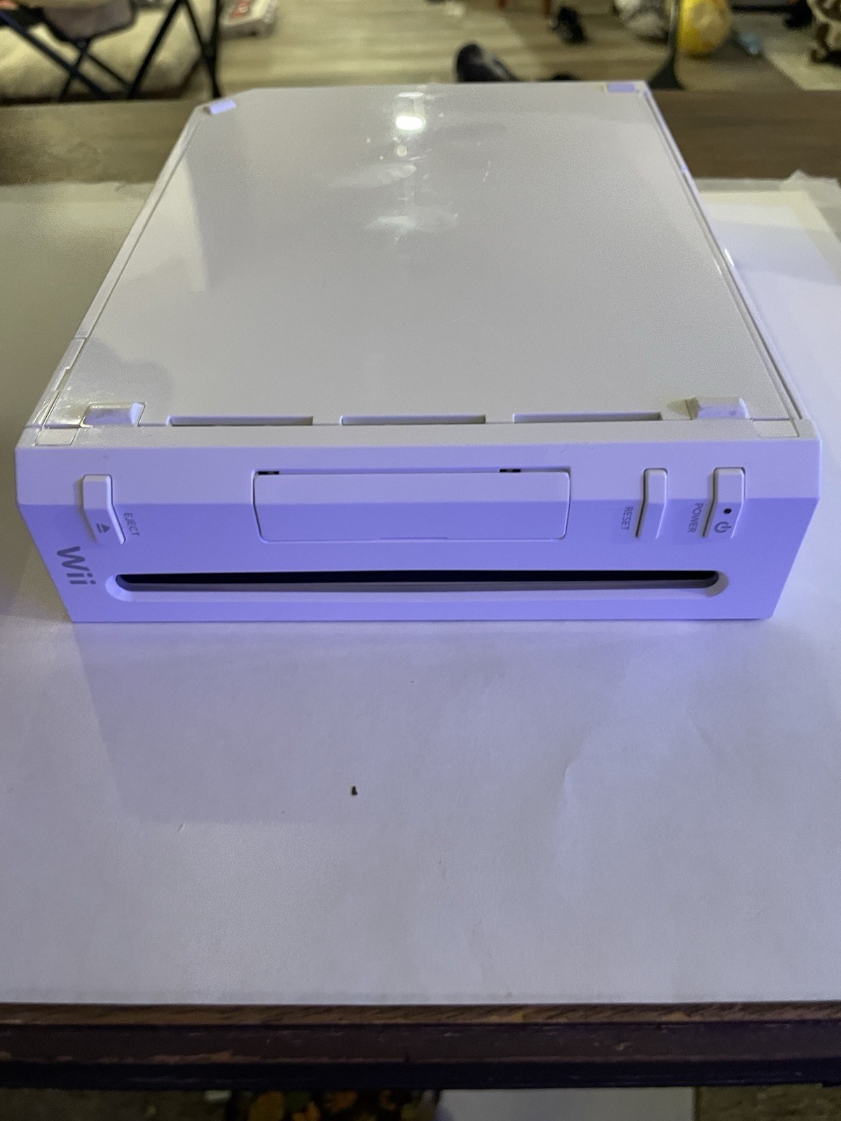 Nintendo Wii RVL-001(USA) White Console NTSC-U/C w/ Power, AV Cable & Sensor Bar