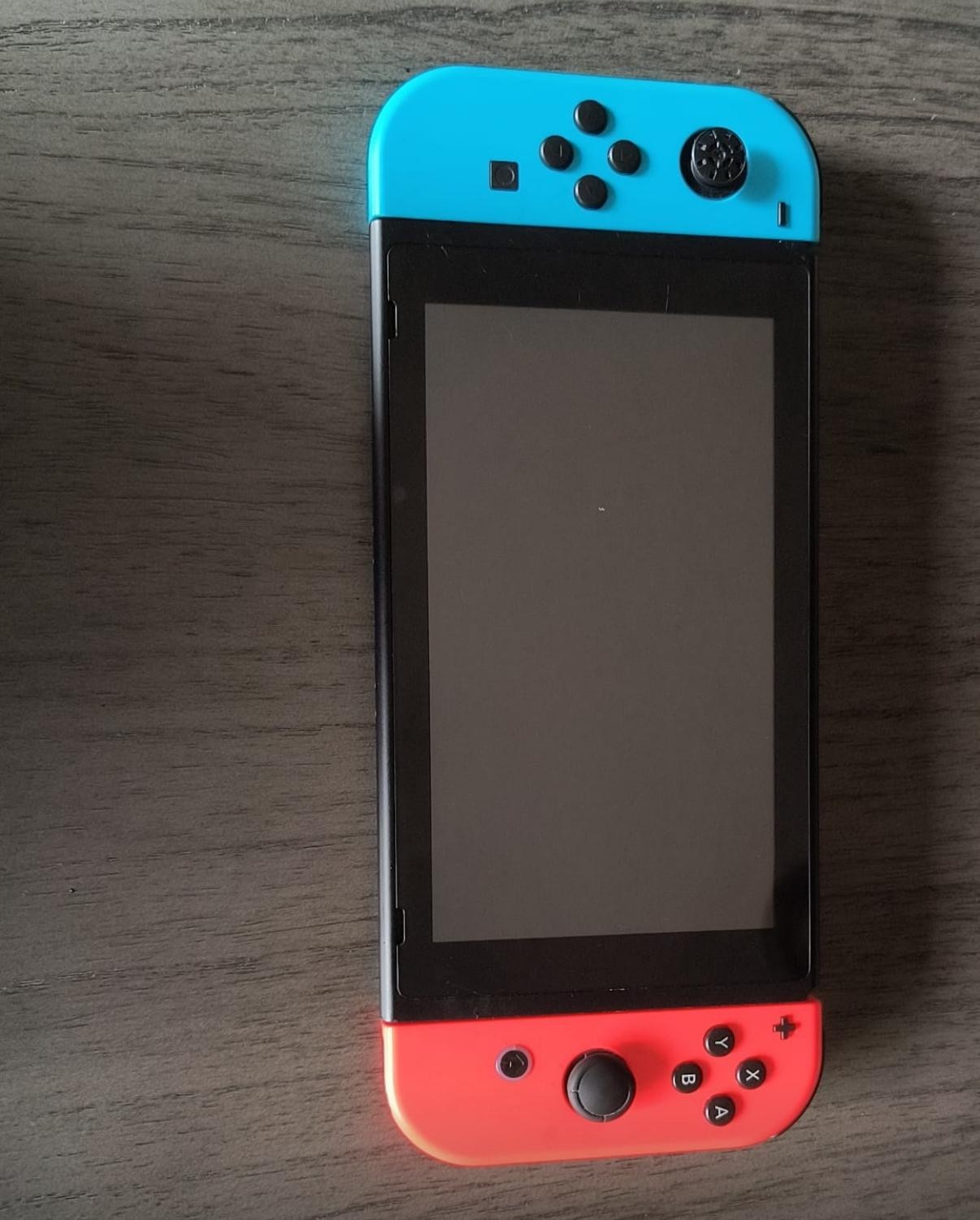 Nintendo Switch HAC-001 32GB Console Neon Blue/Red Joy-Con Bundle microSD