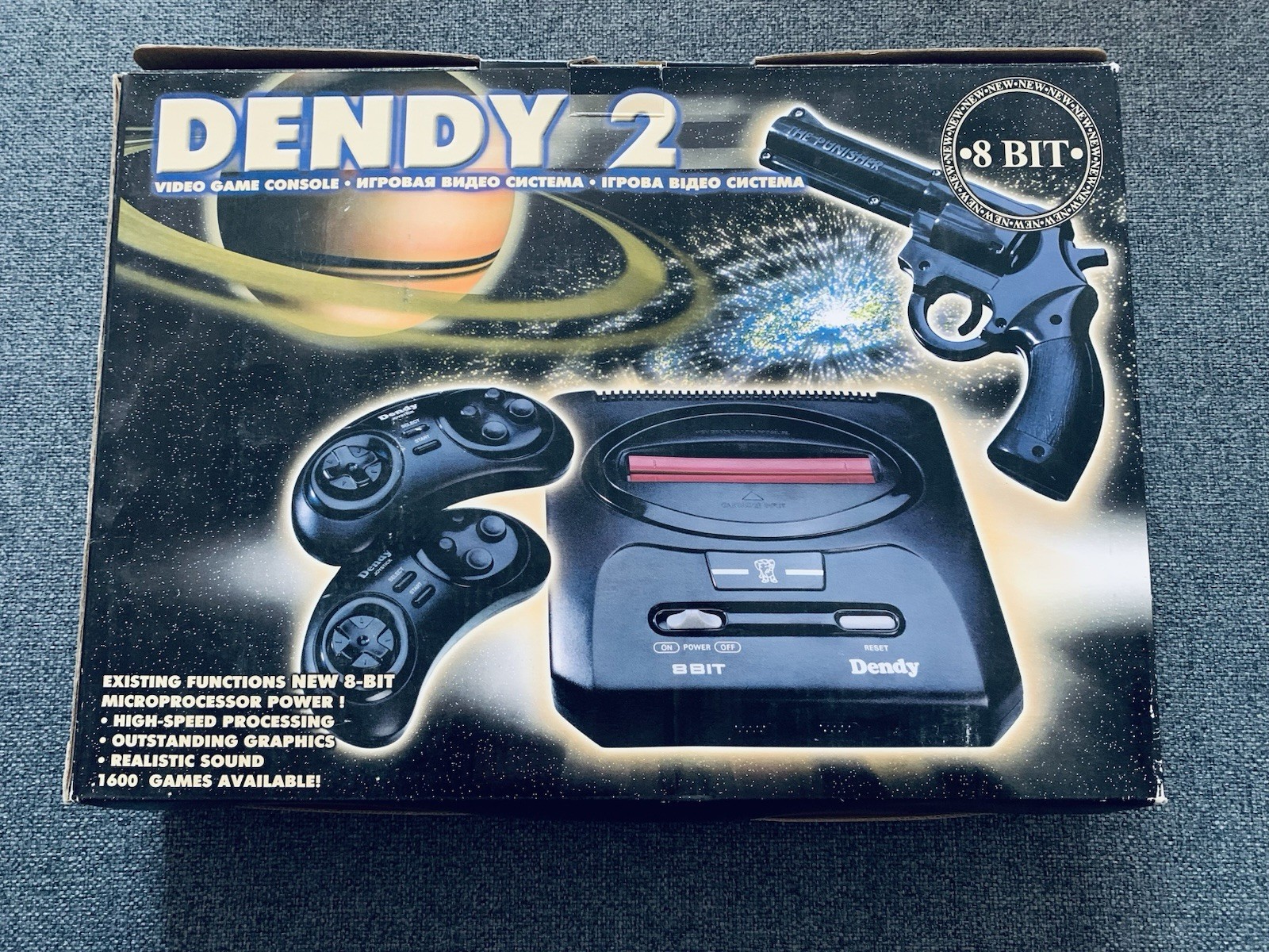 Dendy 2 (Денди) 8-bit Famiclone (Nes) Collectible Game Console (Rare) Sealed