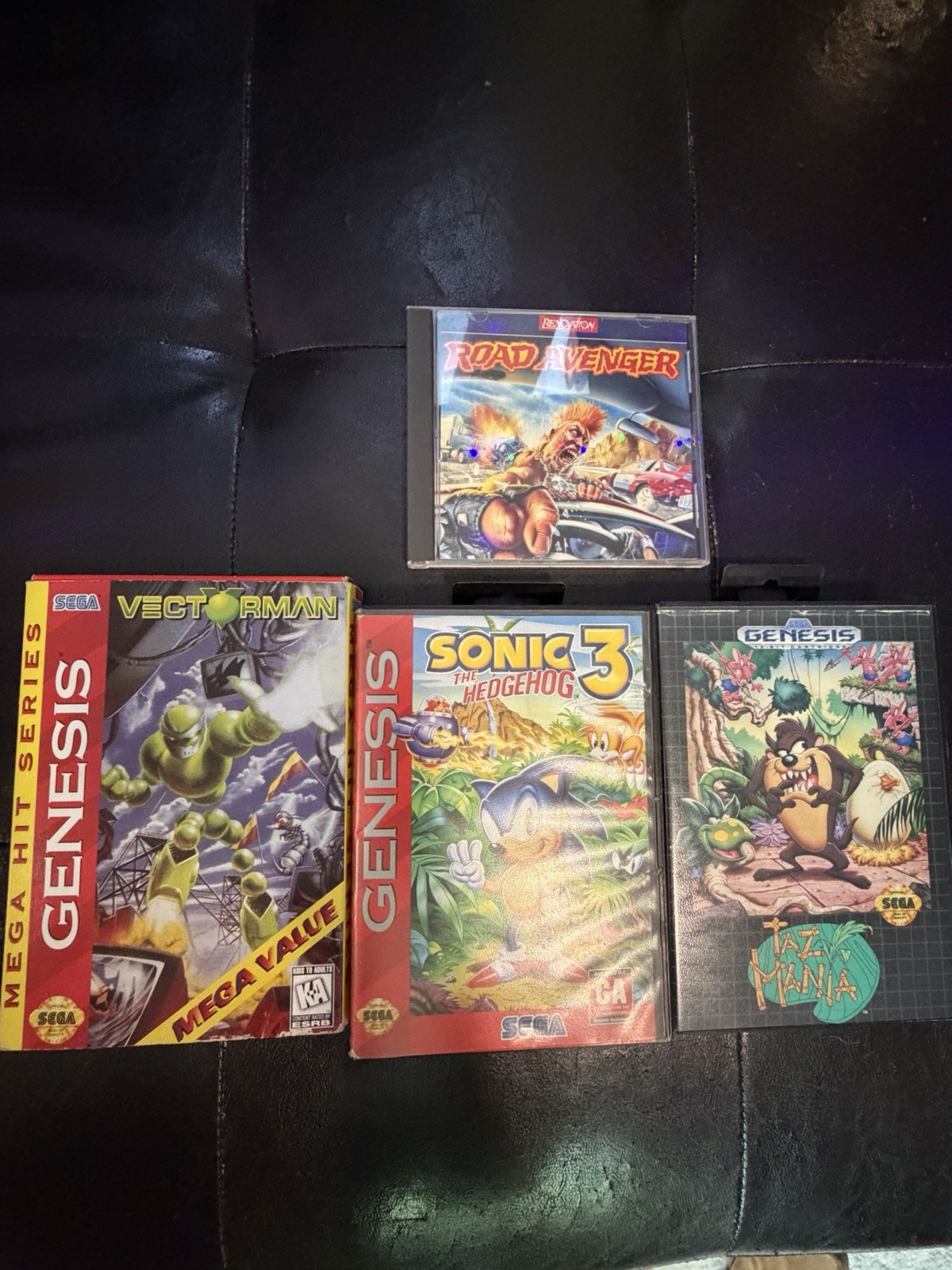 Sega Genesis Model 1 Bundle 2 Controllers Sonic 3 Vectorman Road Avenger Sega CD