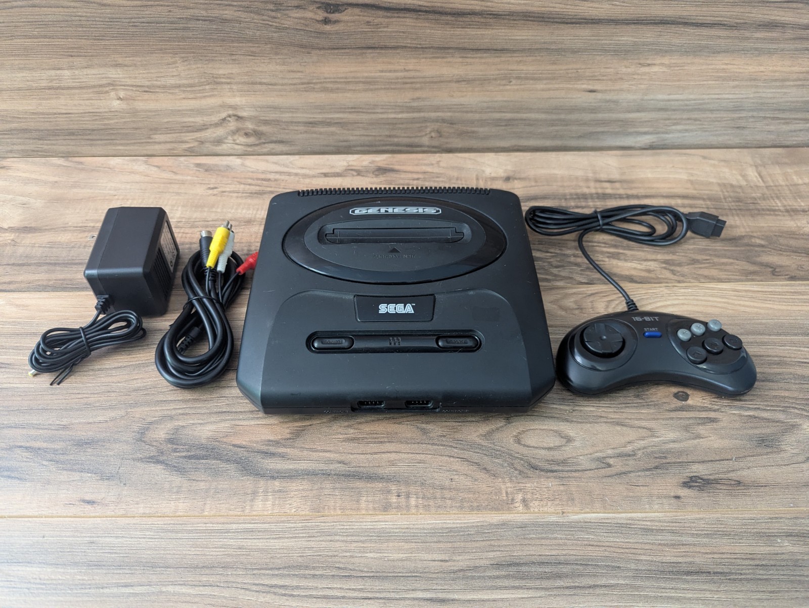SEGA Genesis II Console Model 2 – Cleaned, Tested, With Controller & Cords