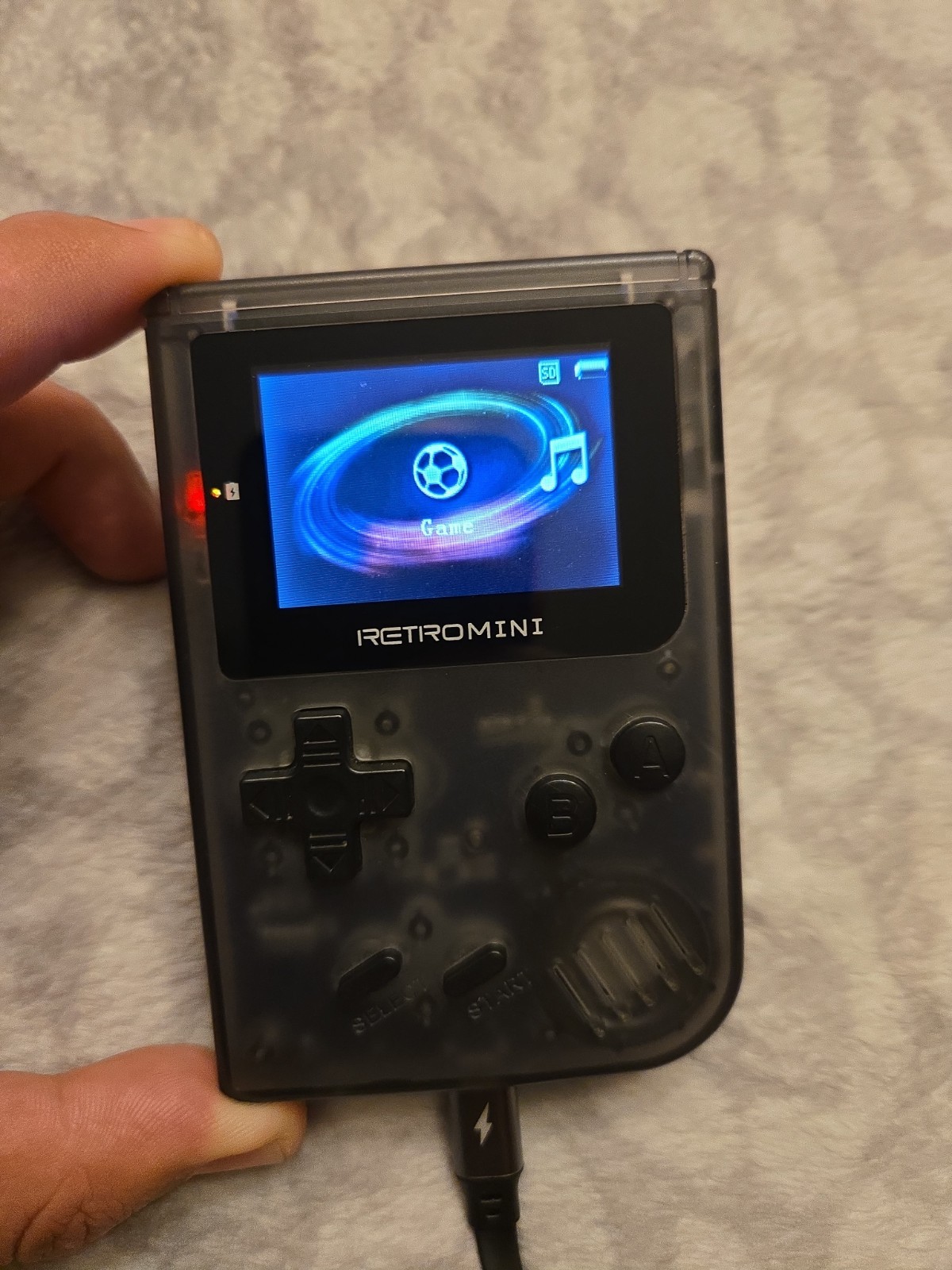 RetroMini Handheld Game Console 8GB SD Card Tested Works No Battery