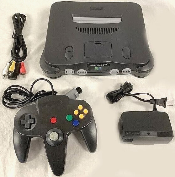 Refurbished N64 Game System Console Bundle Nintendo 64 Vintage FULLY WORKING