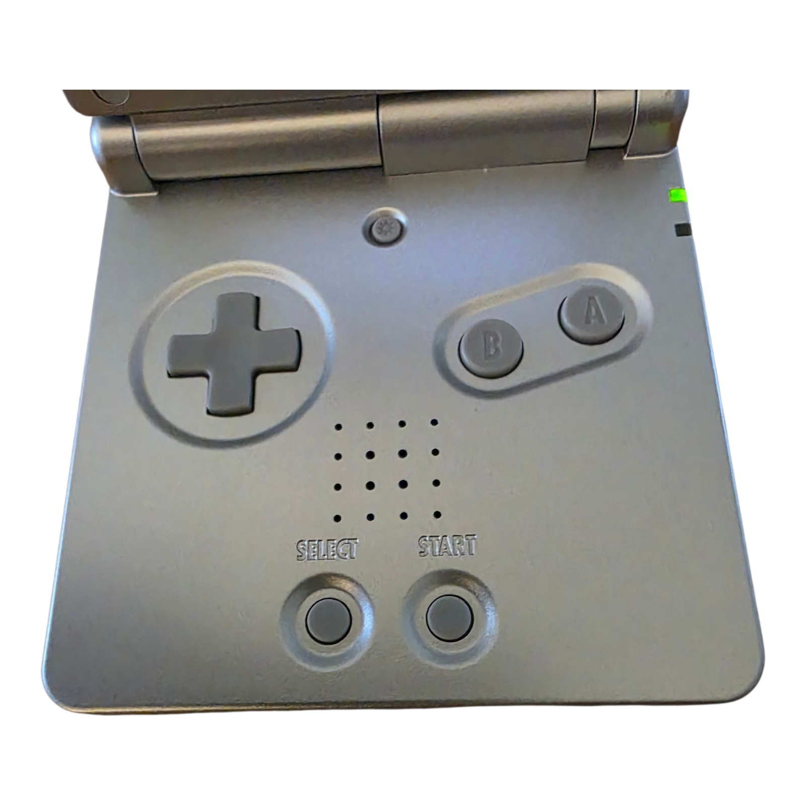 Nintendo GBA SP Handheld System – Silver – AGS-001 – with Charger *Ex. Condition