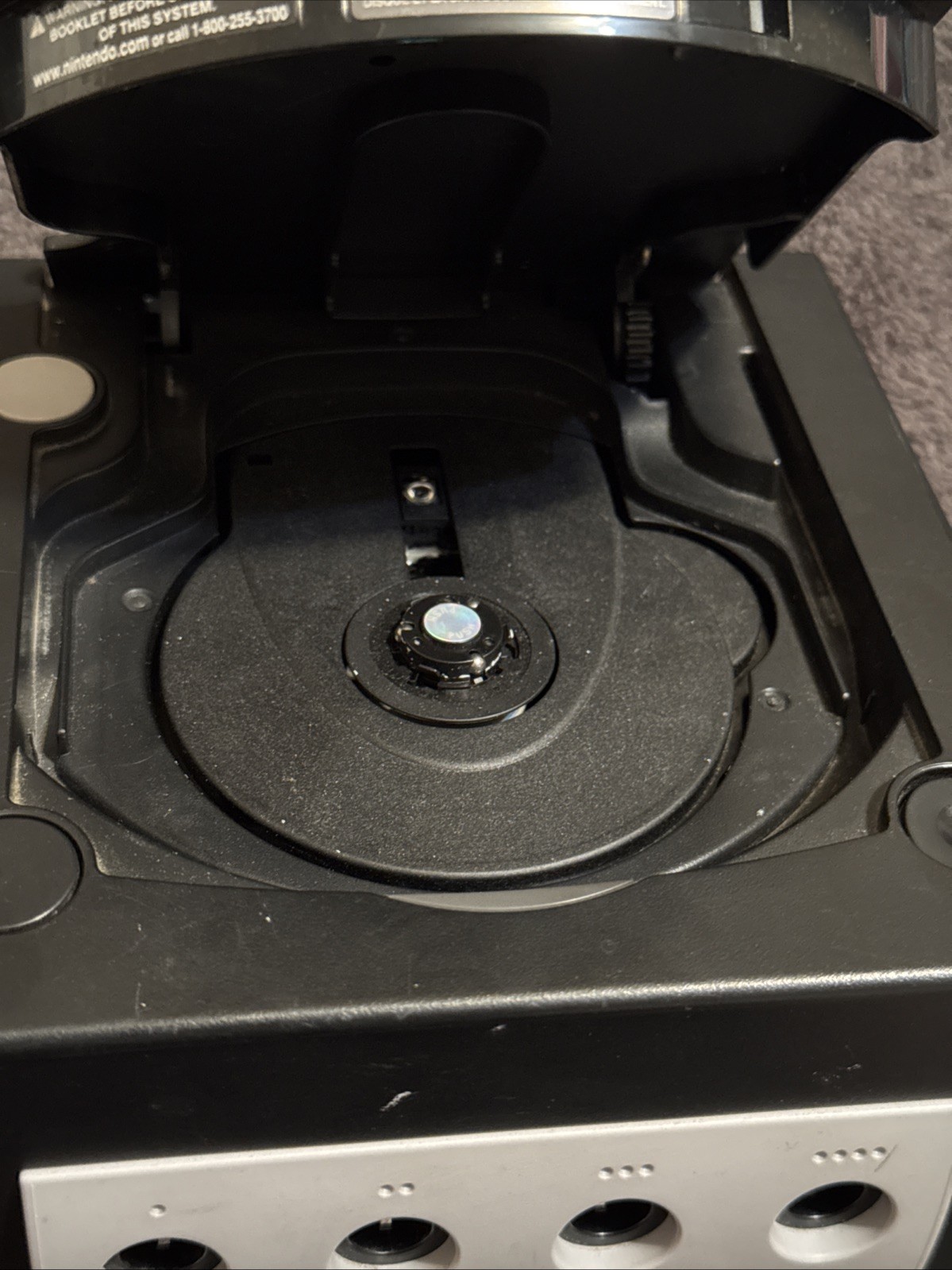 Nintendo GameCube Home Console Black AS IS Tested And Working!